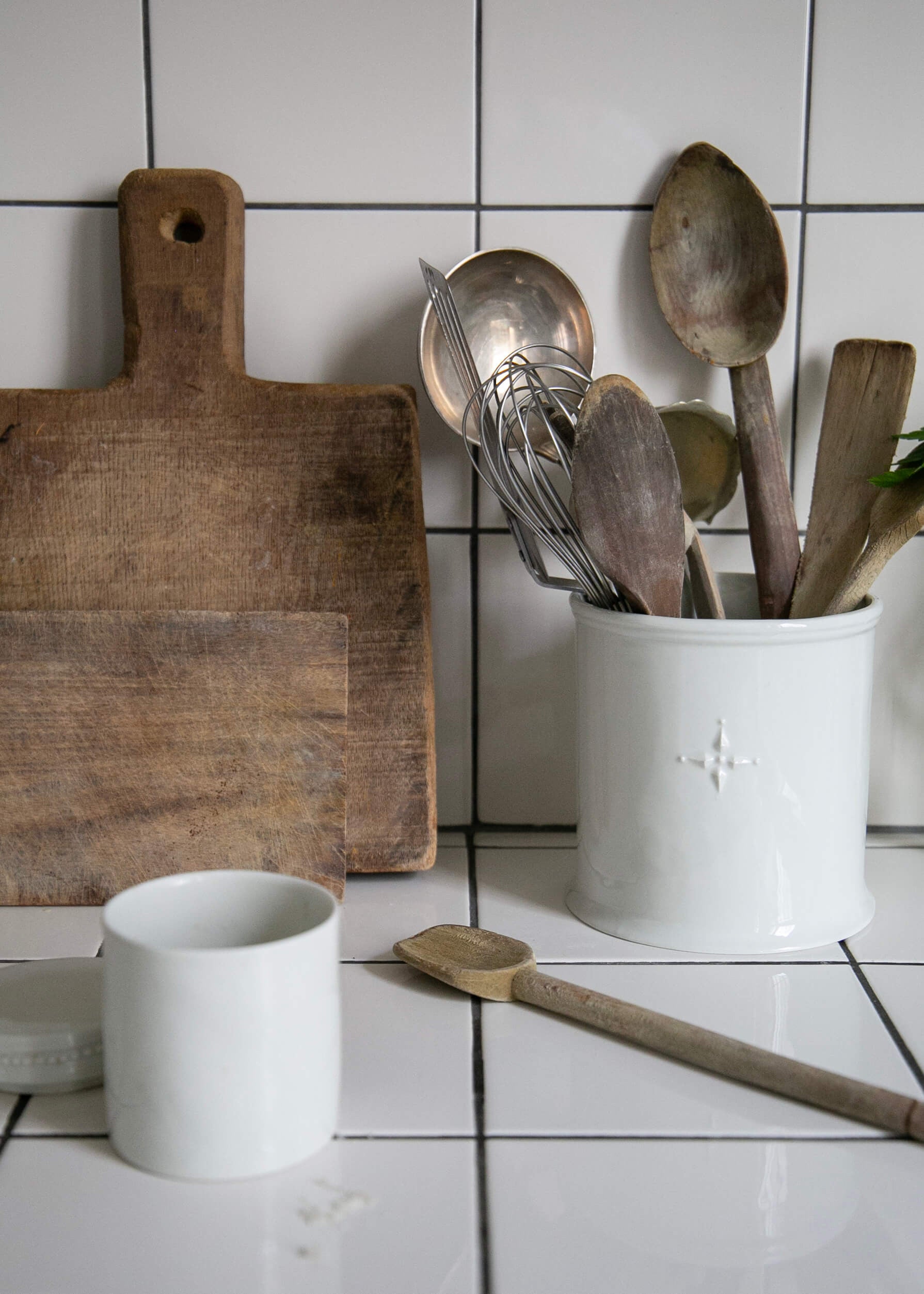 Pot à ustensile | Porcelaine de Limoges | Cuisine | Alix D. Reynis