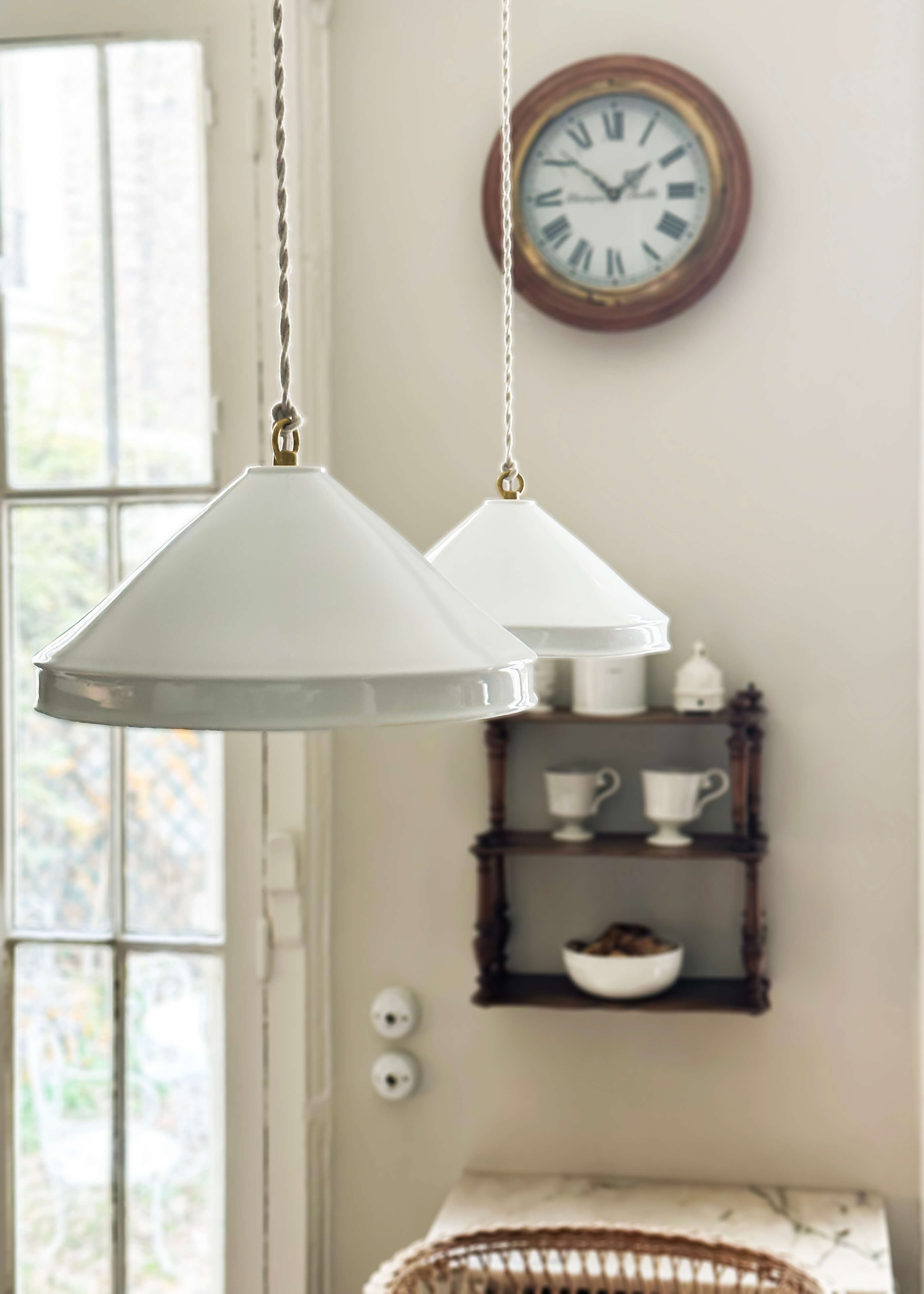Suspension | Porcelaine de Limoges | Luminaire | Alix D. Reynis