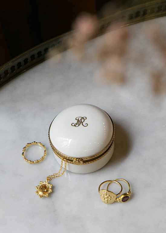 Boîte sertie | Porcelaine de Limoges | Fait à la main | Alix D. Reynis