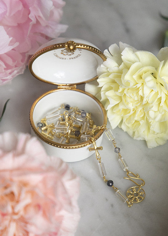 Boîte sertie | Porcelaine de Limoges | Artisanat | Alix D. Reynis