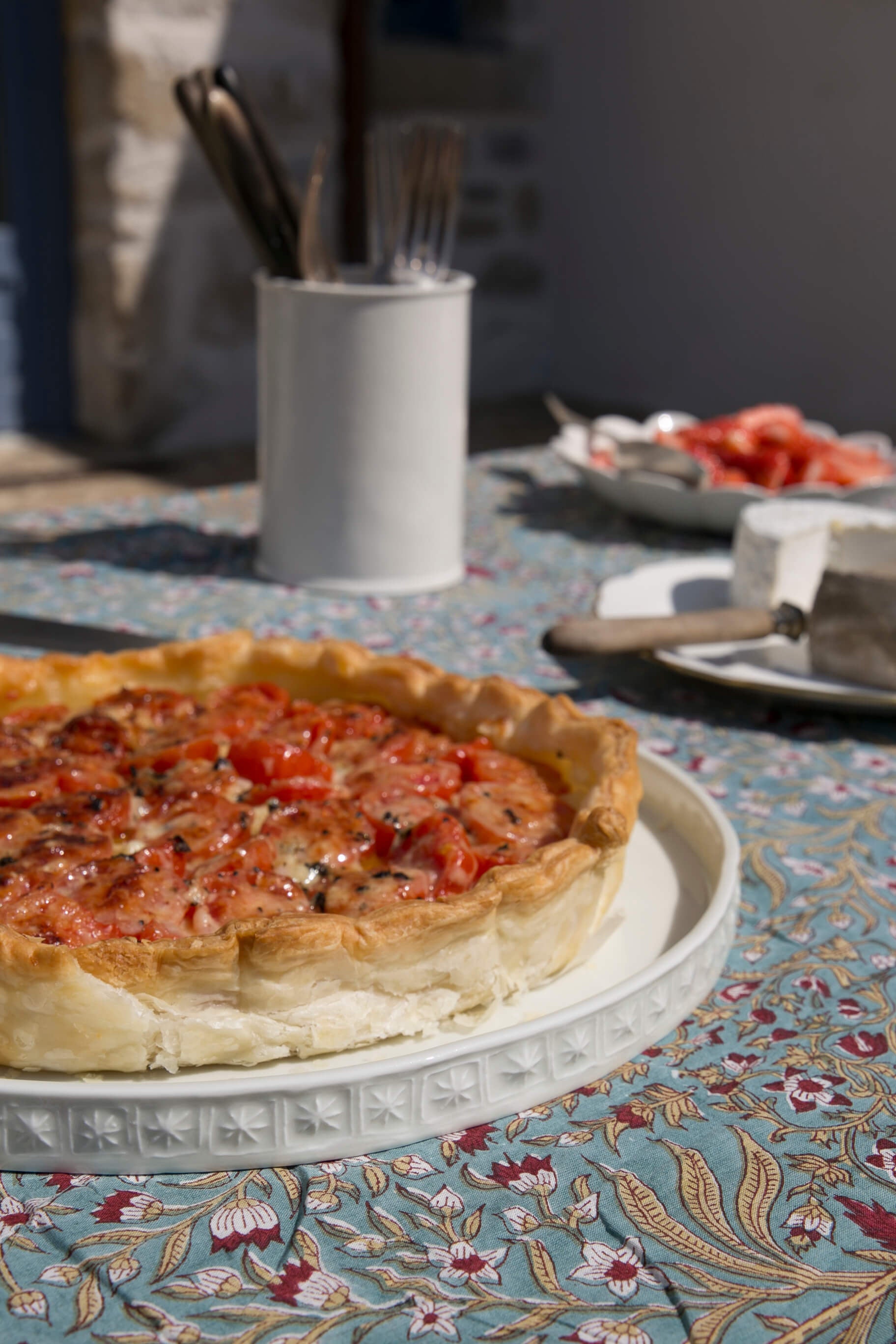 Plat à tarte | Porcelaine de Limoges | Made in France | Alix D. Reynis