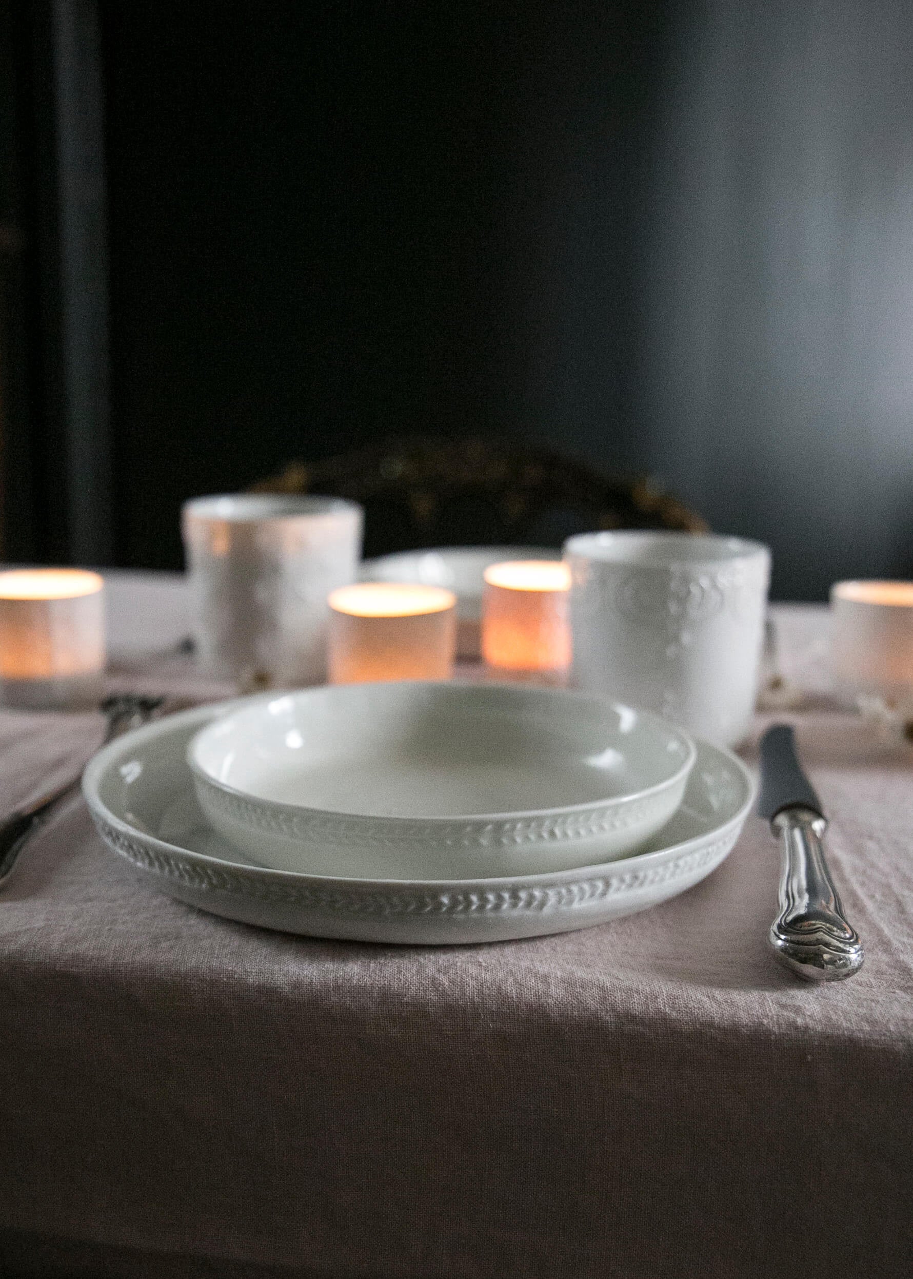 Assiette calotte à dîner | Porcelaine de Limoges | Made in France | Alix D. Reynis