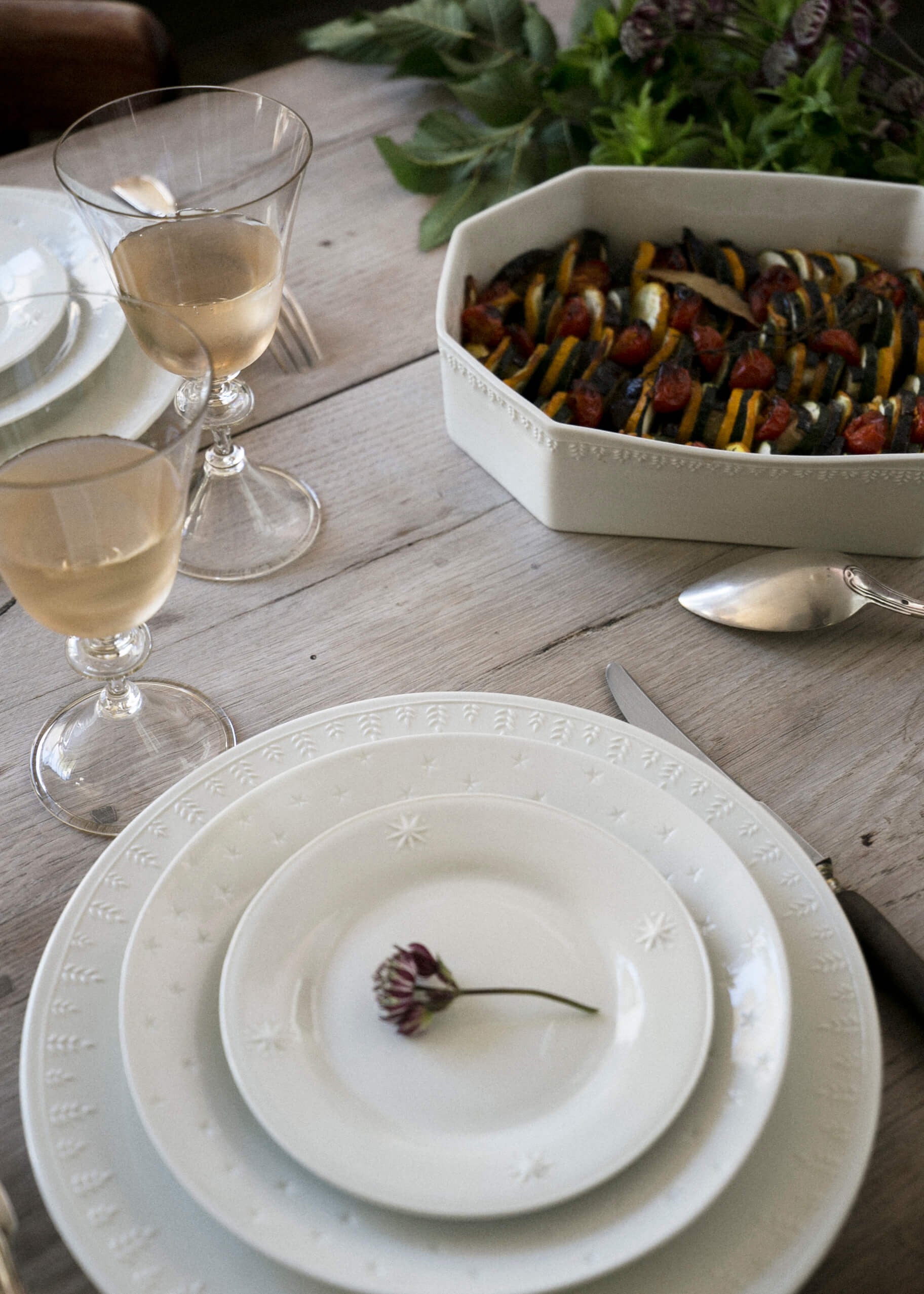 Assiette à dîner | Porcelaine de Limoges | Made in France | Alix D. Reynis