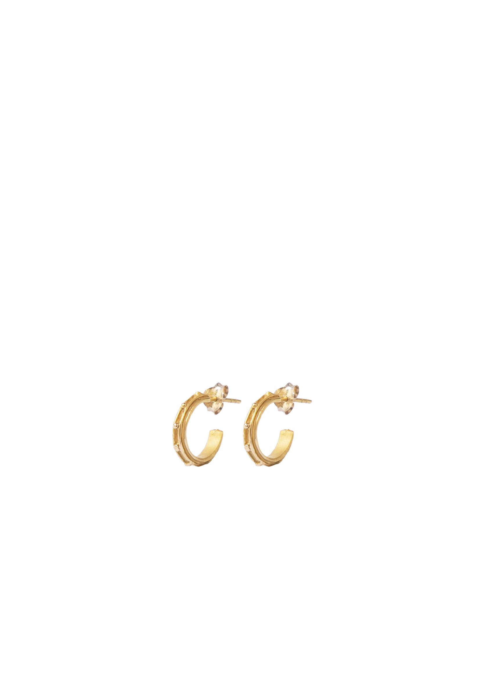 Diane Silver-gilt hoop earrings