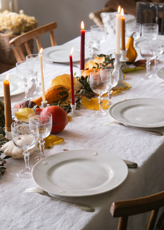 Assiette à dîner | Porcelaine de Limoges | Savoir-faire artisanal | Alix D. Reynis