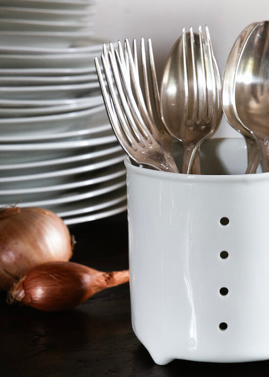 Egouttoir à couverts | Porcelaine de Limoges | Made in France | Alix D. Reynis