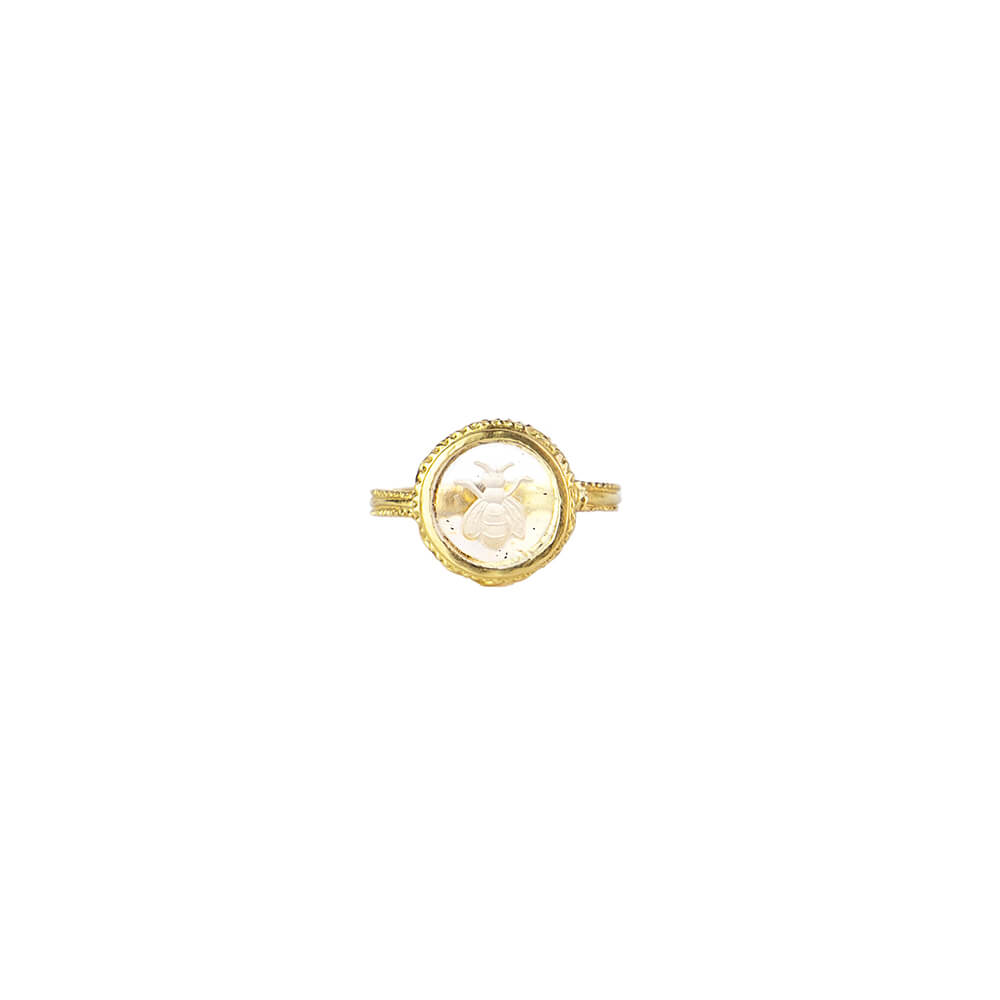 Bague intaille | Or 18 carats | Fait à la main| Alix D. Reynis