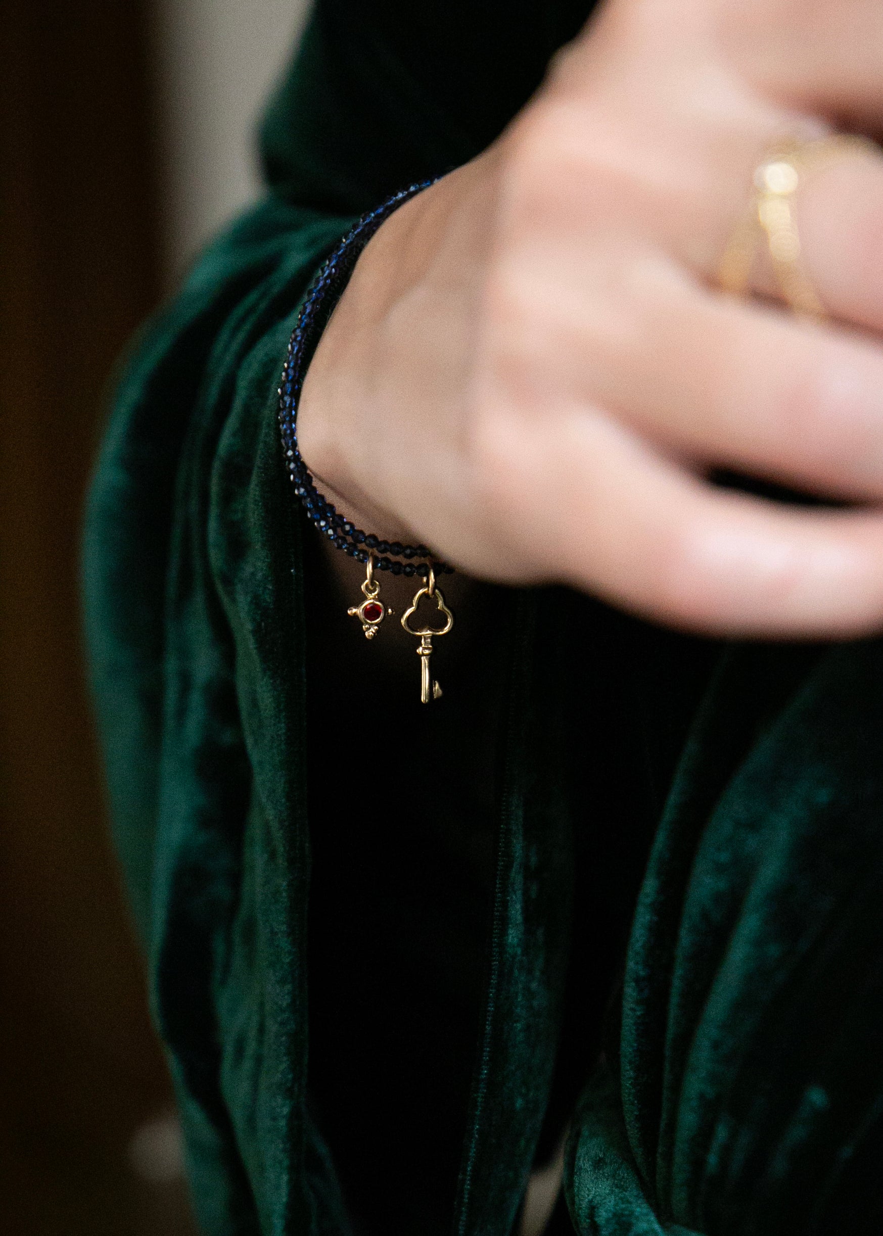 Amulette en vermeil Clé