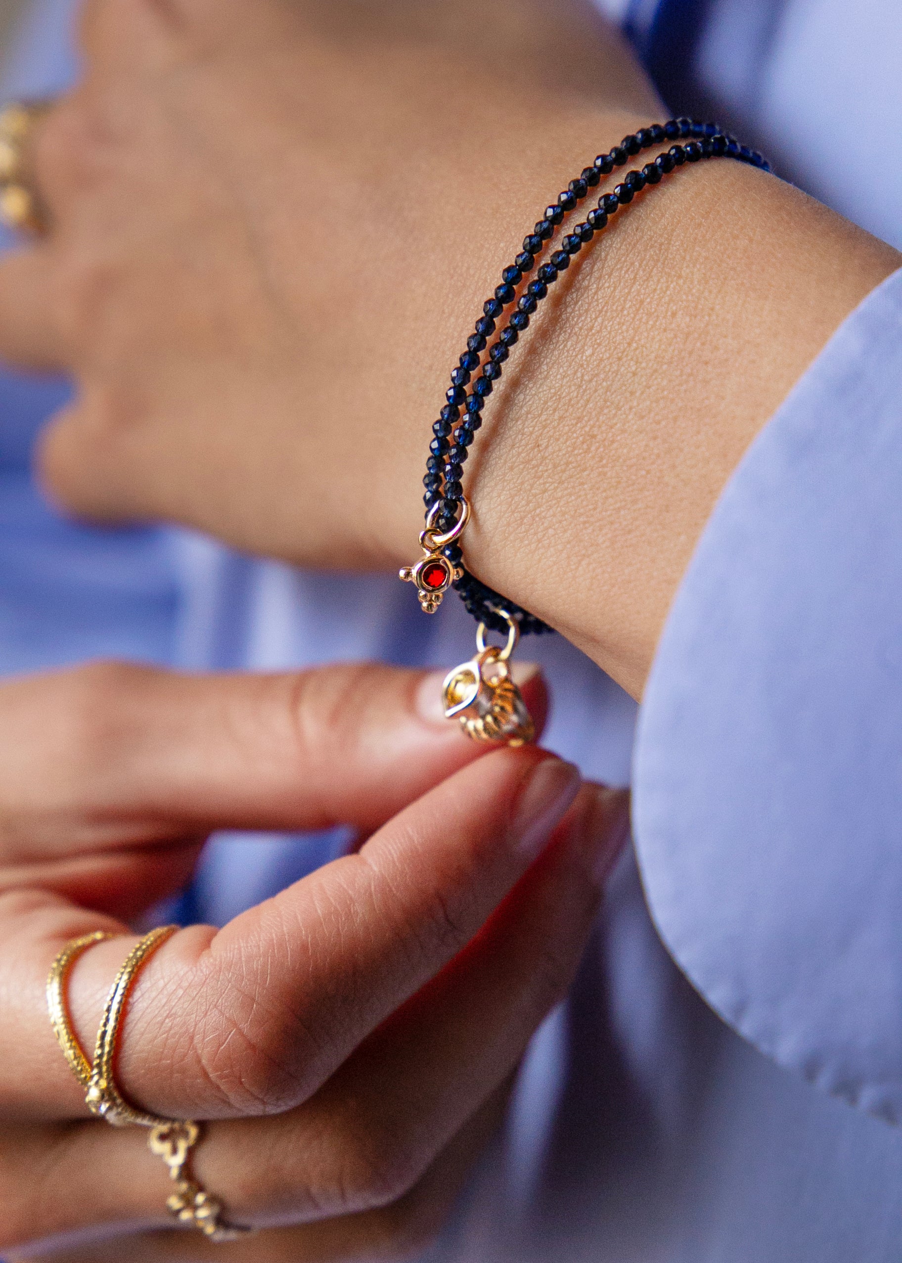 Amulette en vermeil Loé