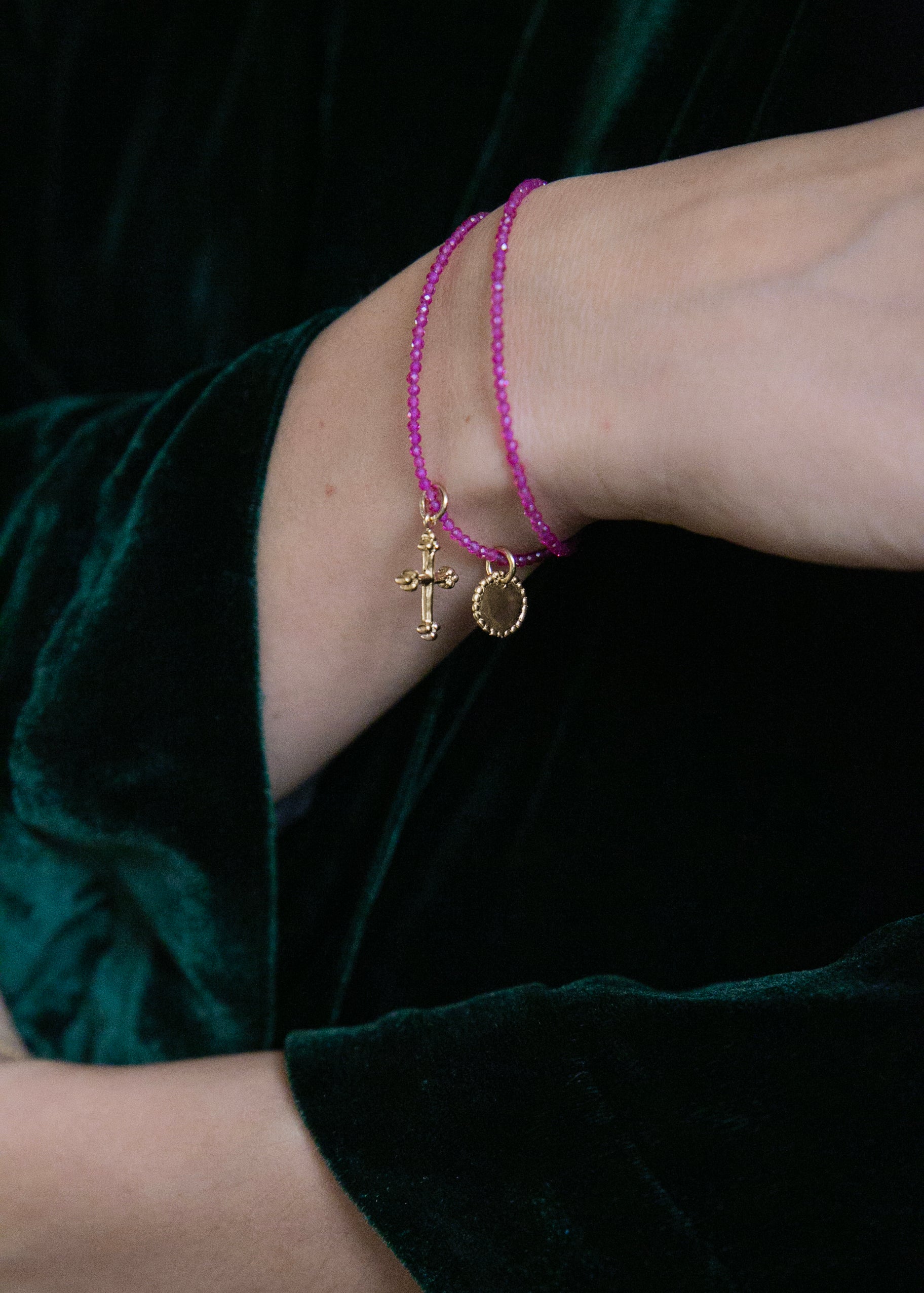 Amulette en vermeil Croix