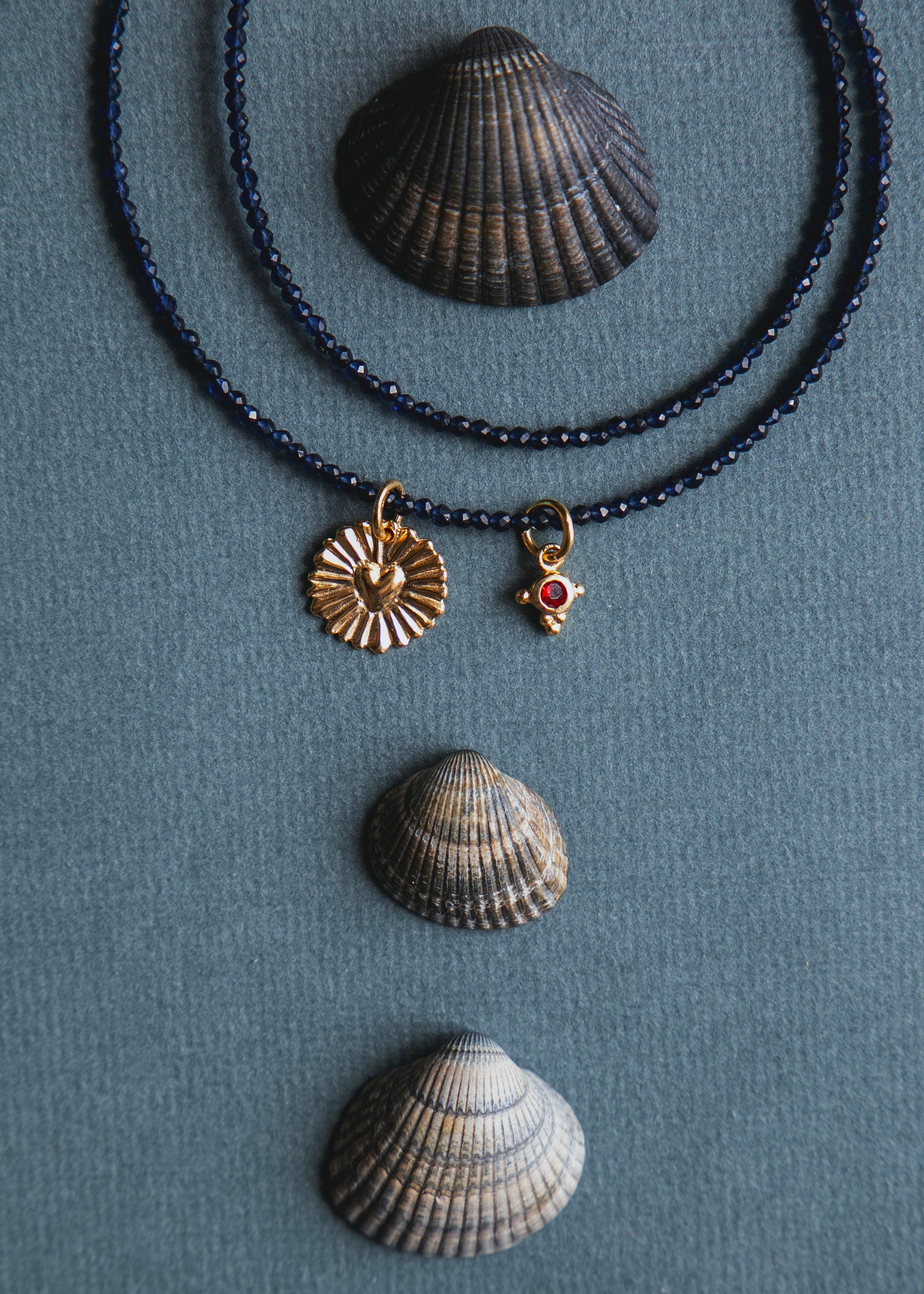 Bracelet en vermeil et perles saphir Talia