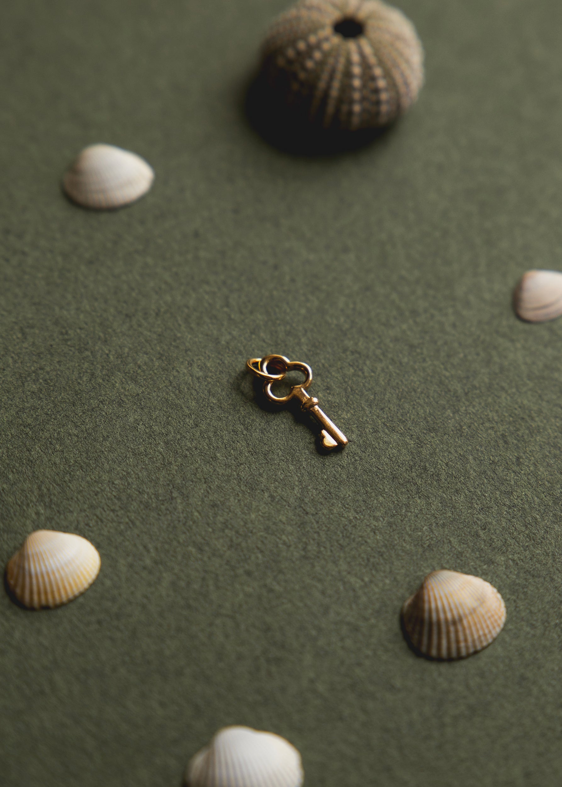 Amulette en vermeil Clé