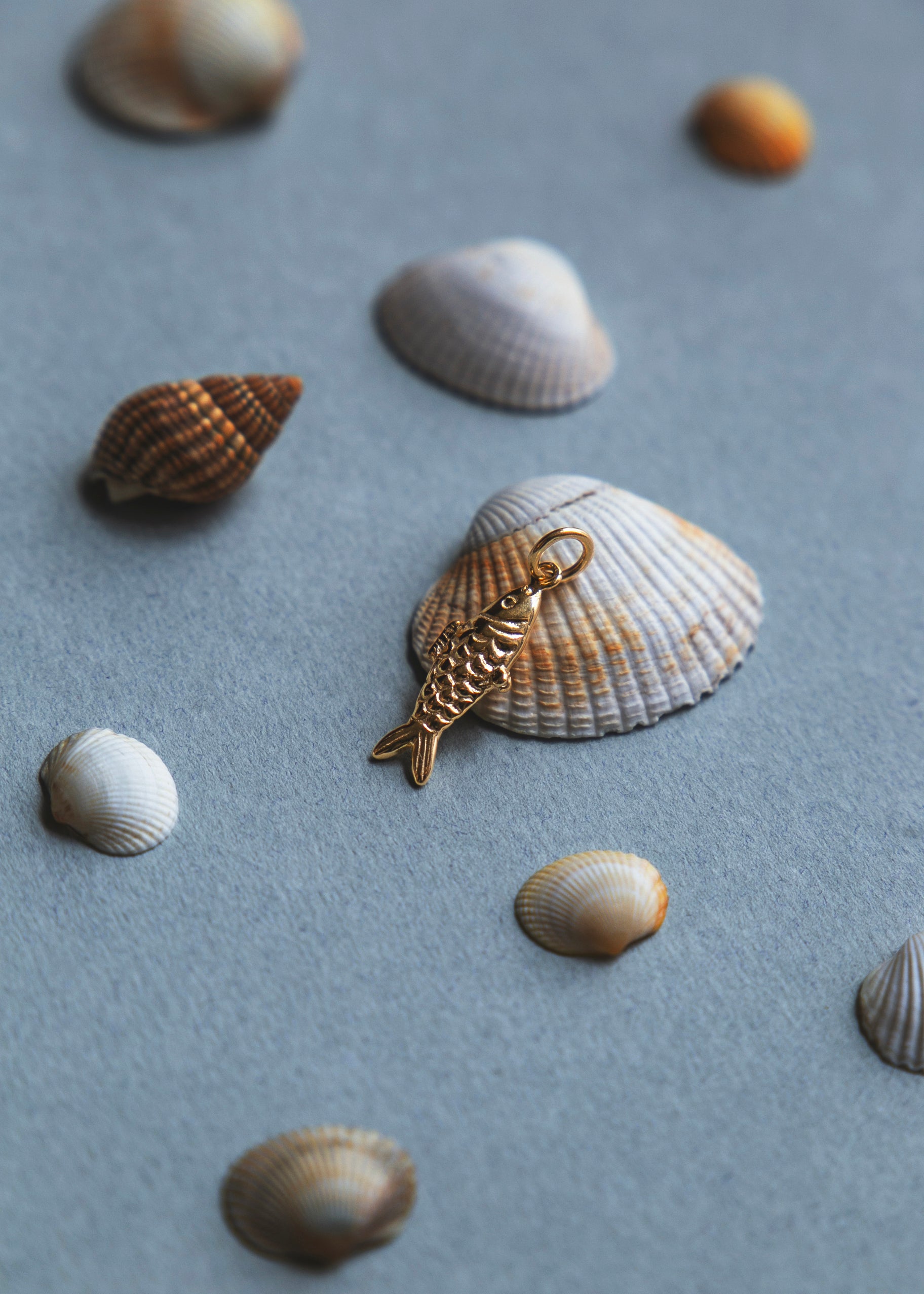 Poisson silver-gilt Amulettes