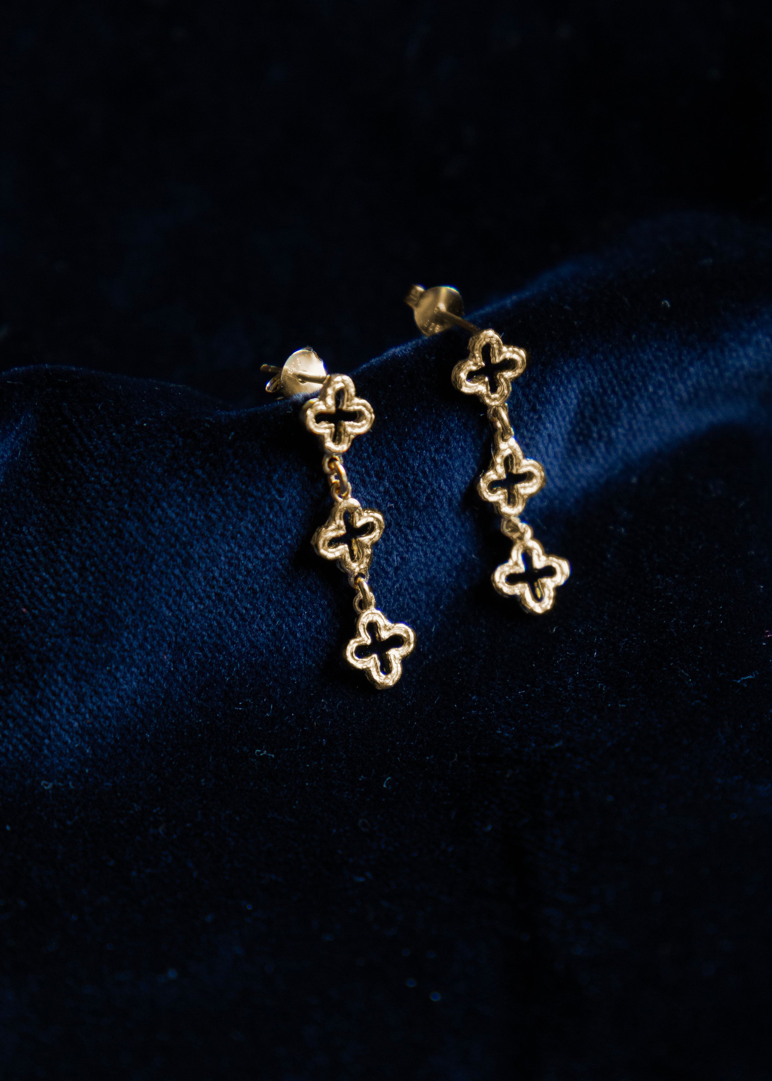 Boucles d'oreilles en vermeil Leah
