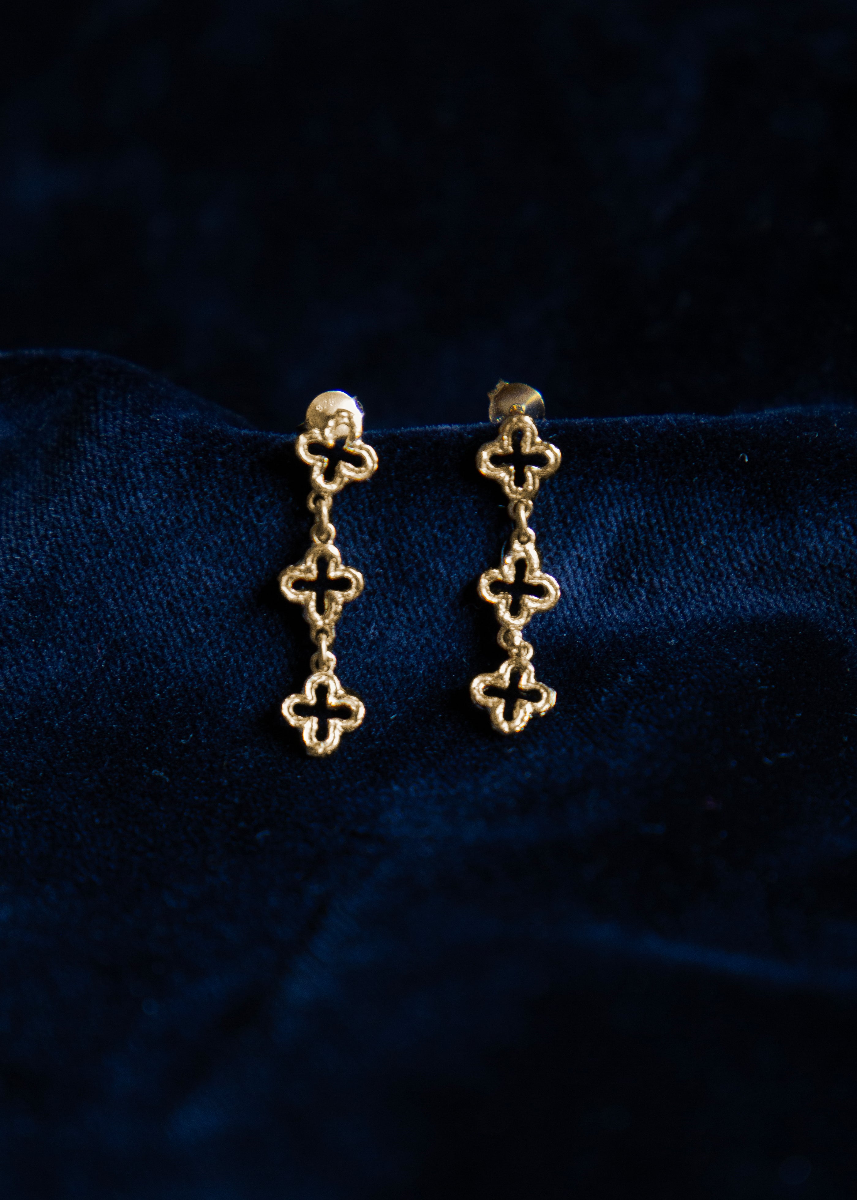 Leah Silver-gilt earrings