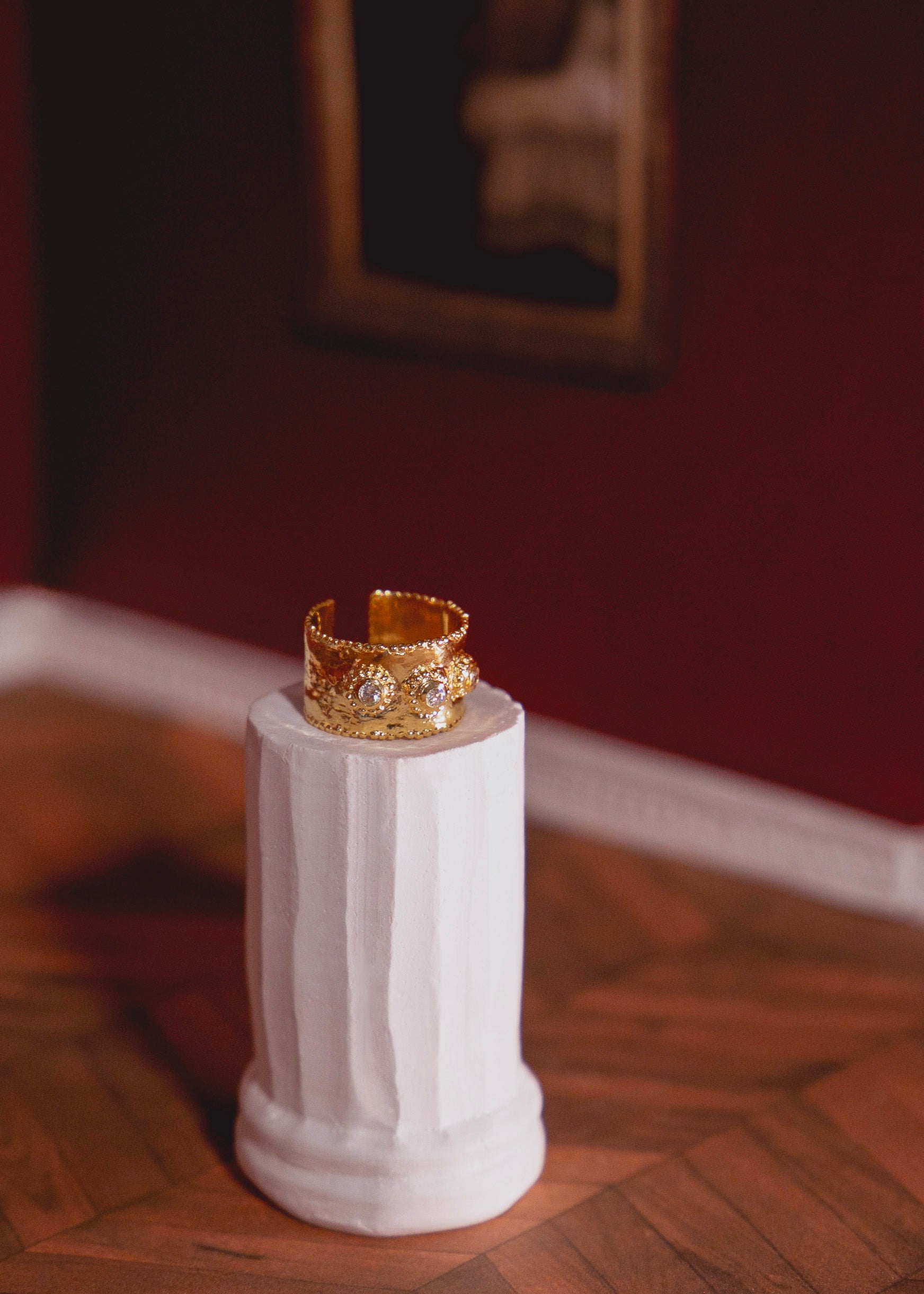 Alma Silver-gilt ring