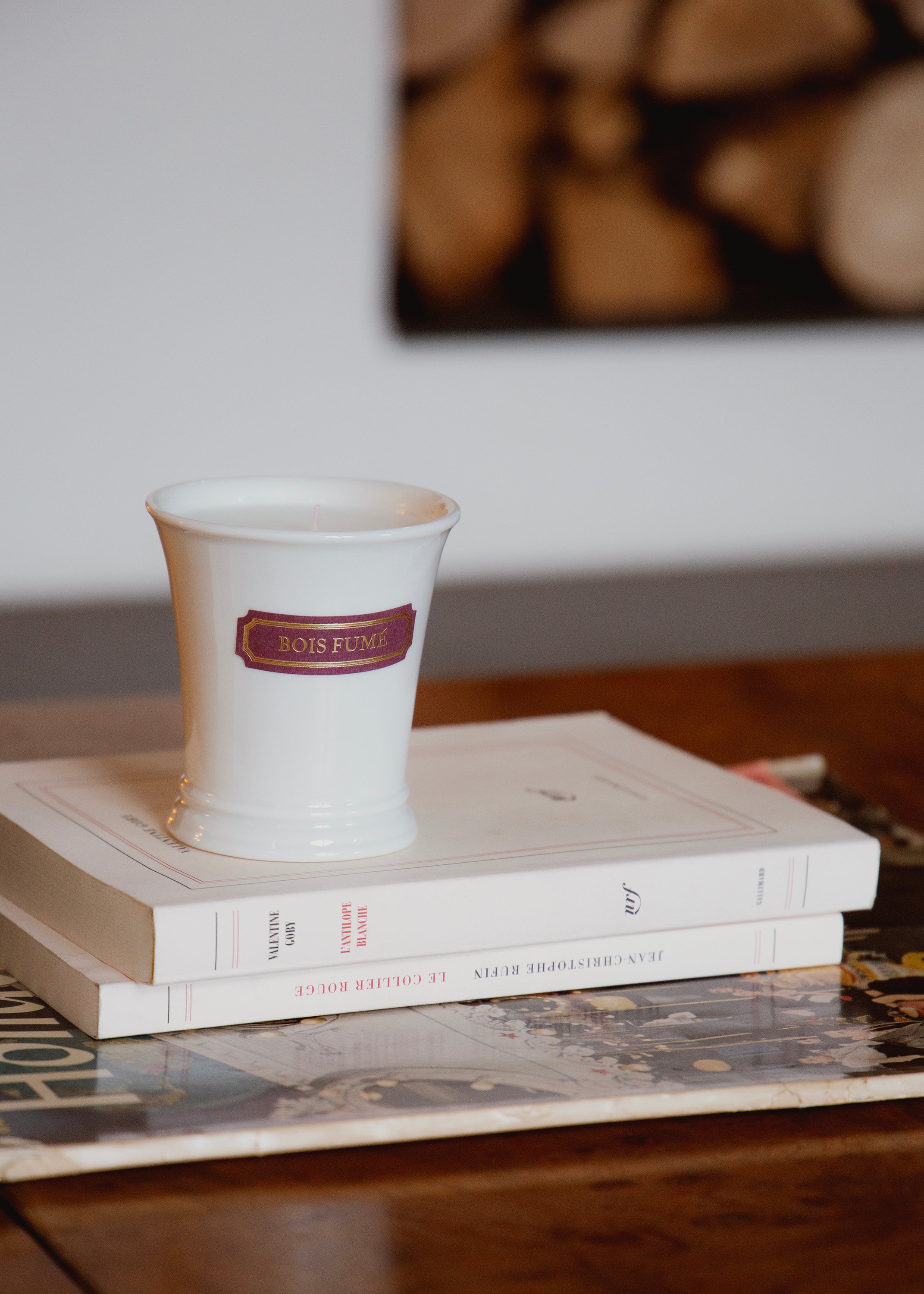 Napoléon scented candle Smoky wood - woody notes 50h