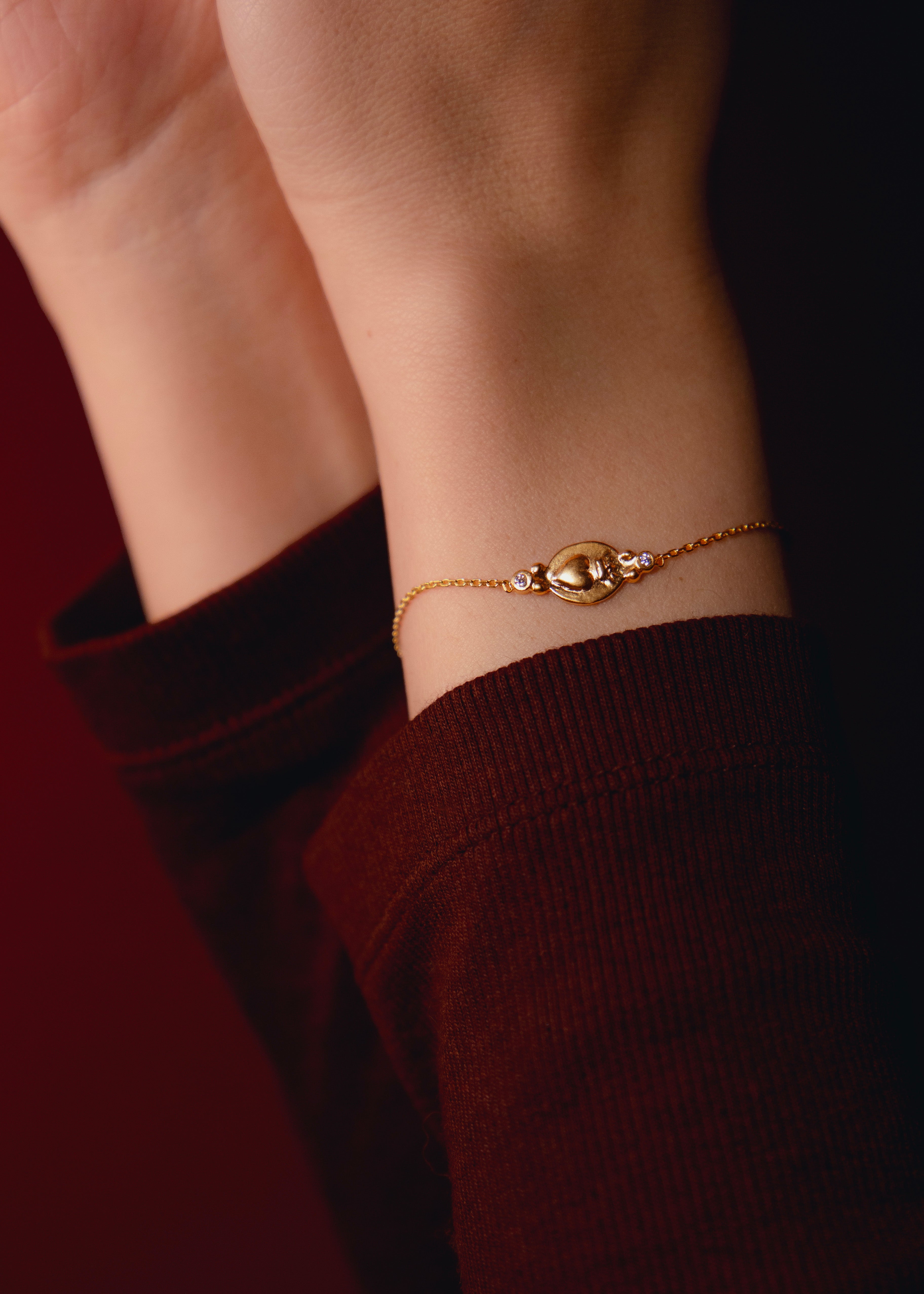 Bracelet en vermeil Amore