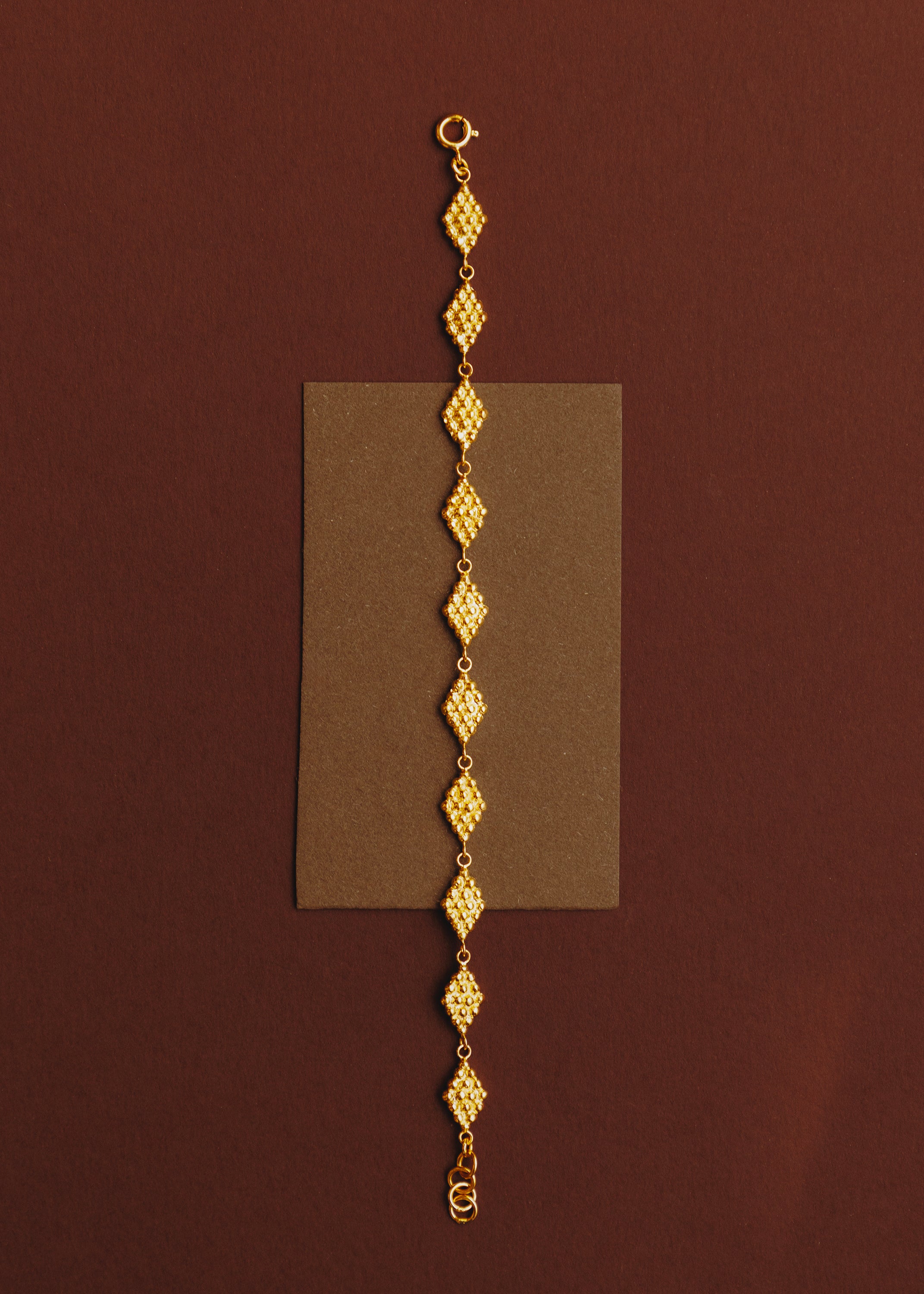 Bracelet en plaqué or Thalna