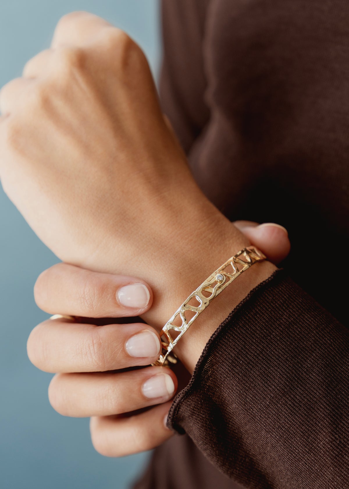 Thétis gold-plated bracelet