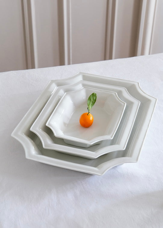 Plat de Présentation Cathédrale en porcelaine
