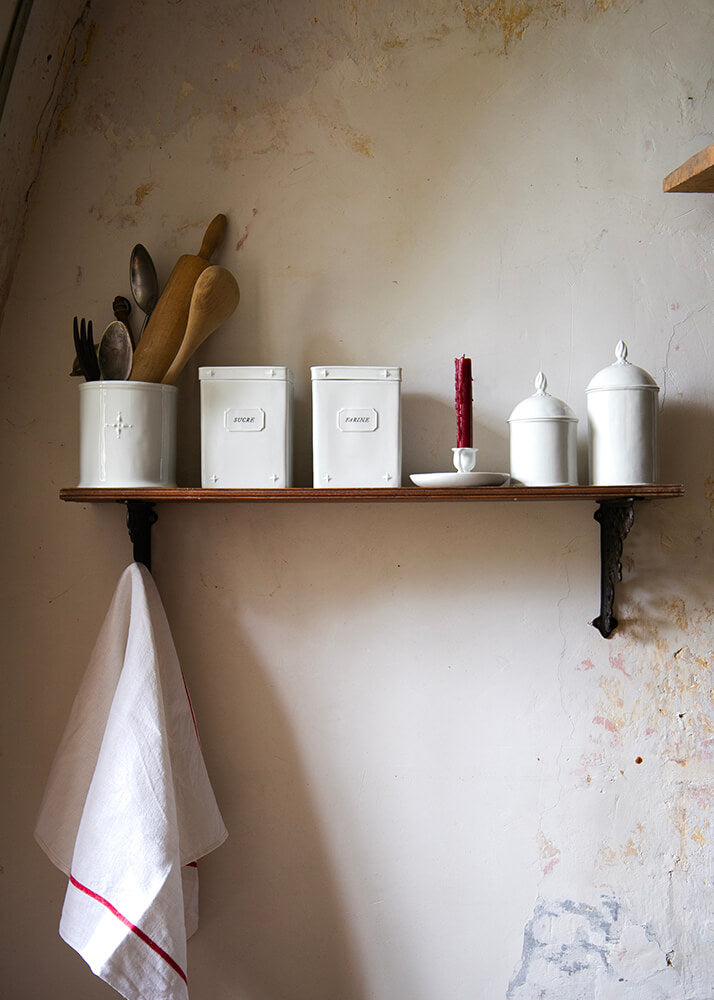 Apothecary jar Simple medium model in white porcelain