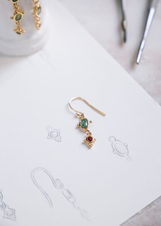 Boucles d'oreilles | Vermeil | Savoir-faire artisanal | Alix D. Reynis