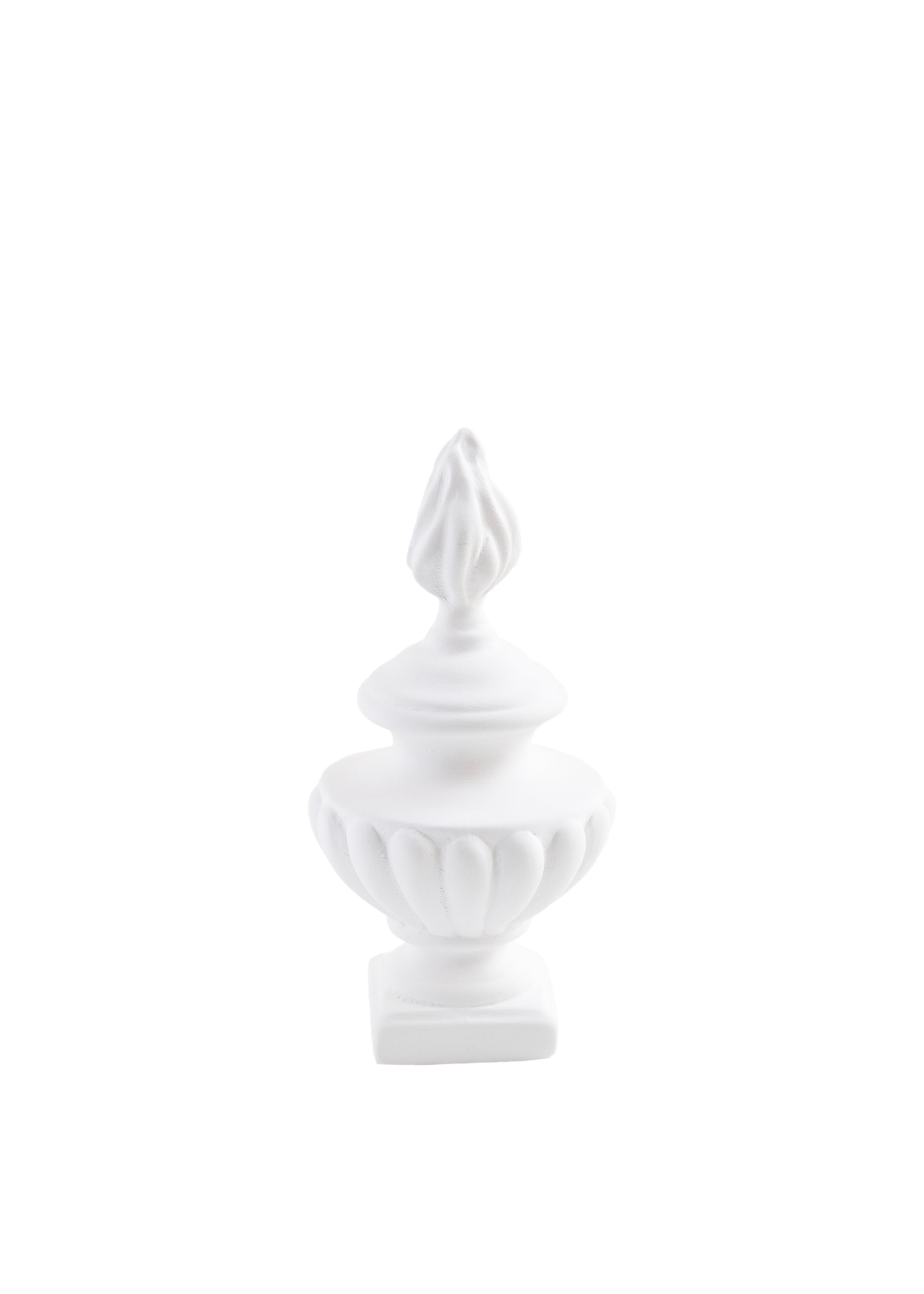 Sculpture à parfumer Coupe à feu en porcelaine blanche