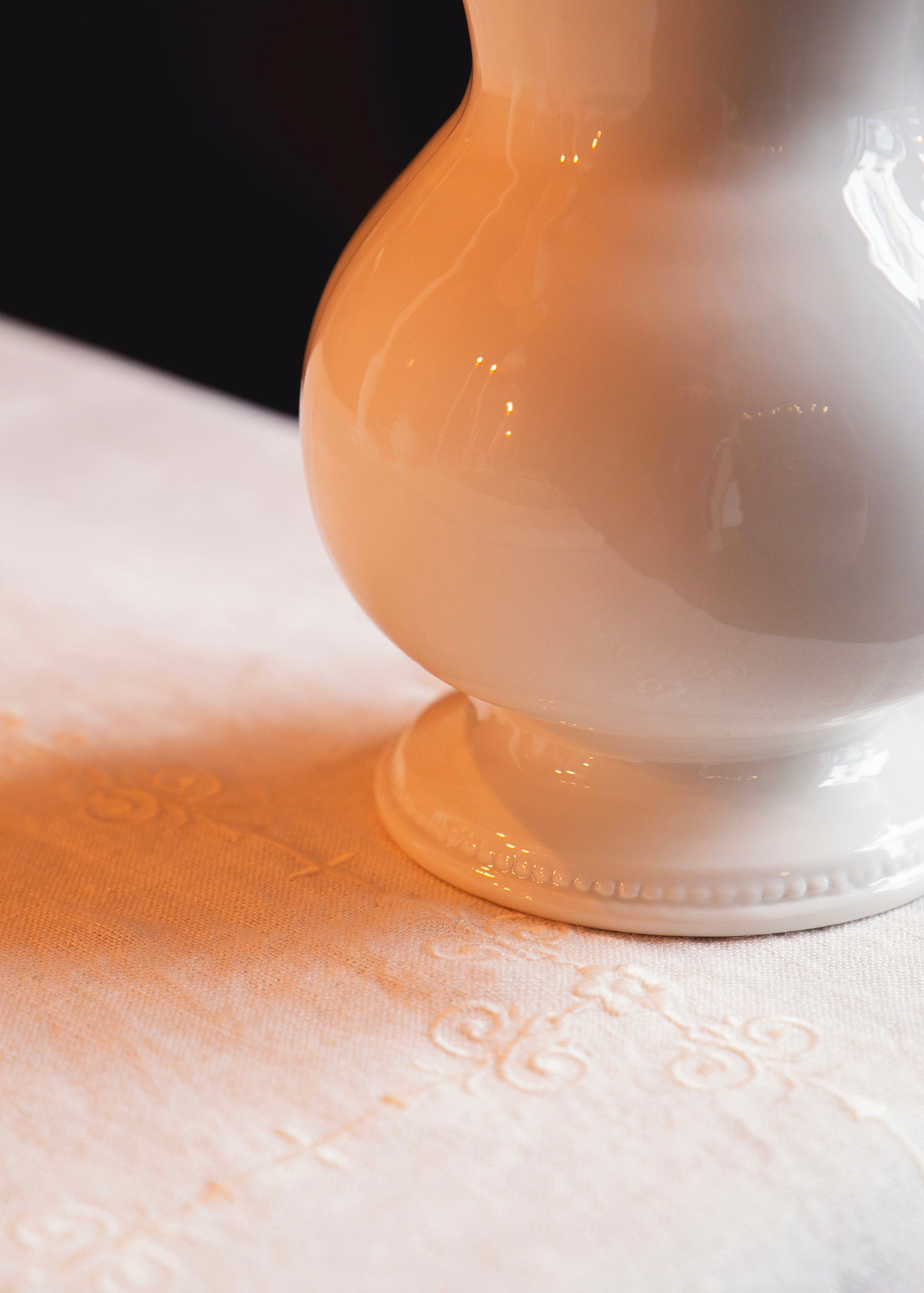 Louis XVI pitcher in white porcelain