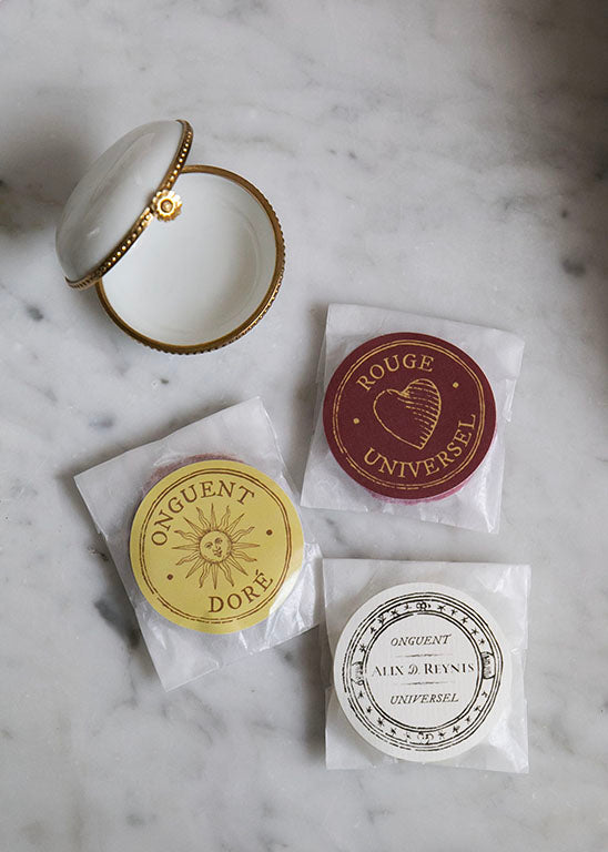 Recharges onguents | Porcelaine de Limoges | Bien-être | Alix D. Reynis