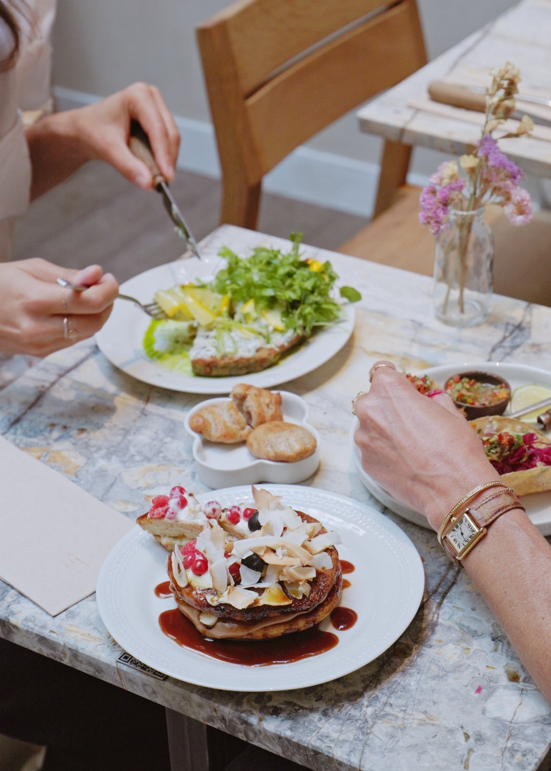 Empire white porcelain dessert plate
