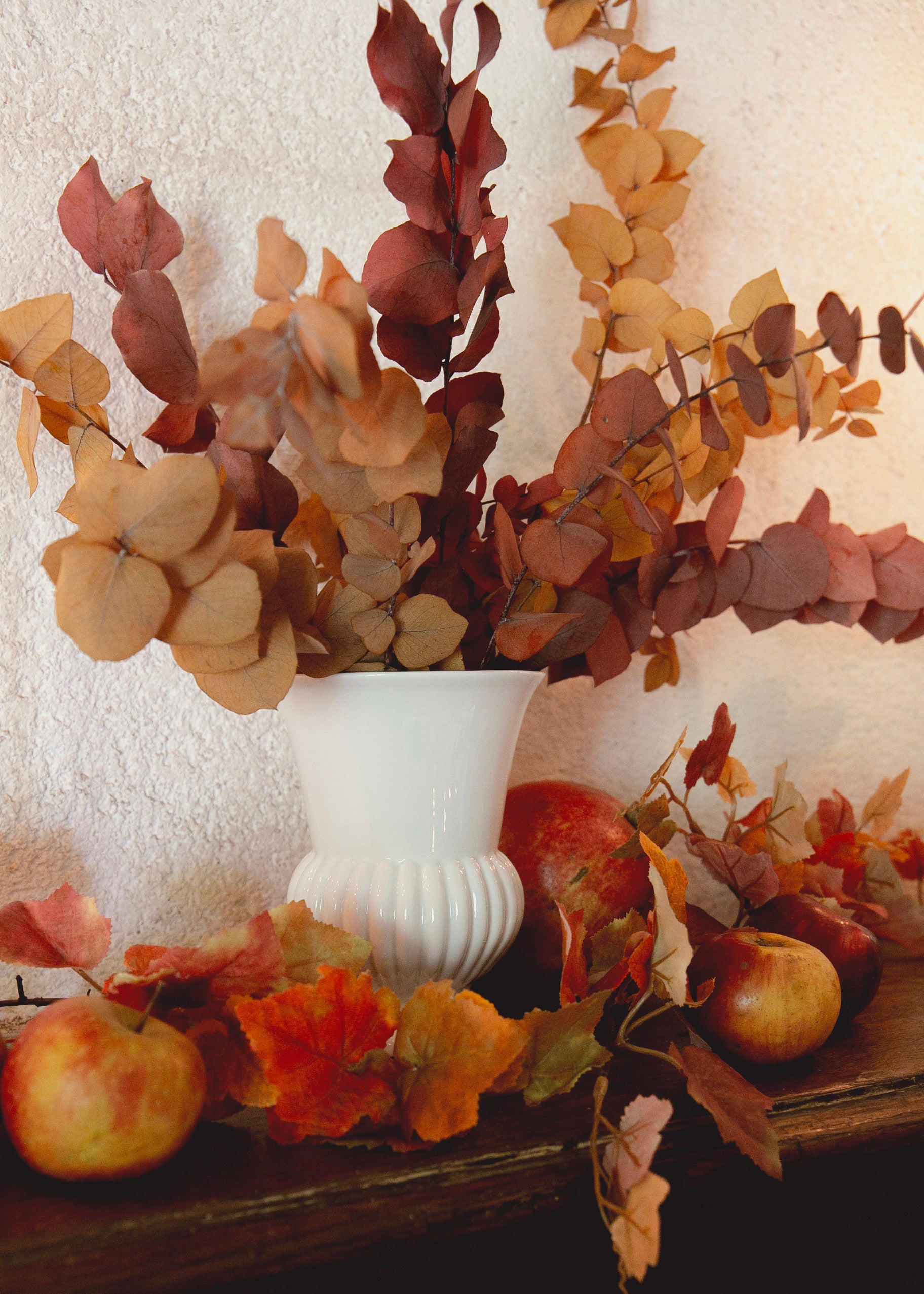 Vase Godron en porcelaine blanche