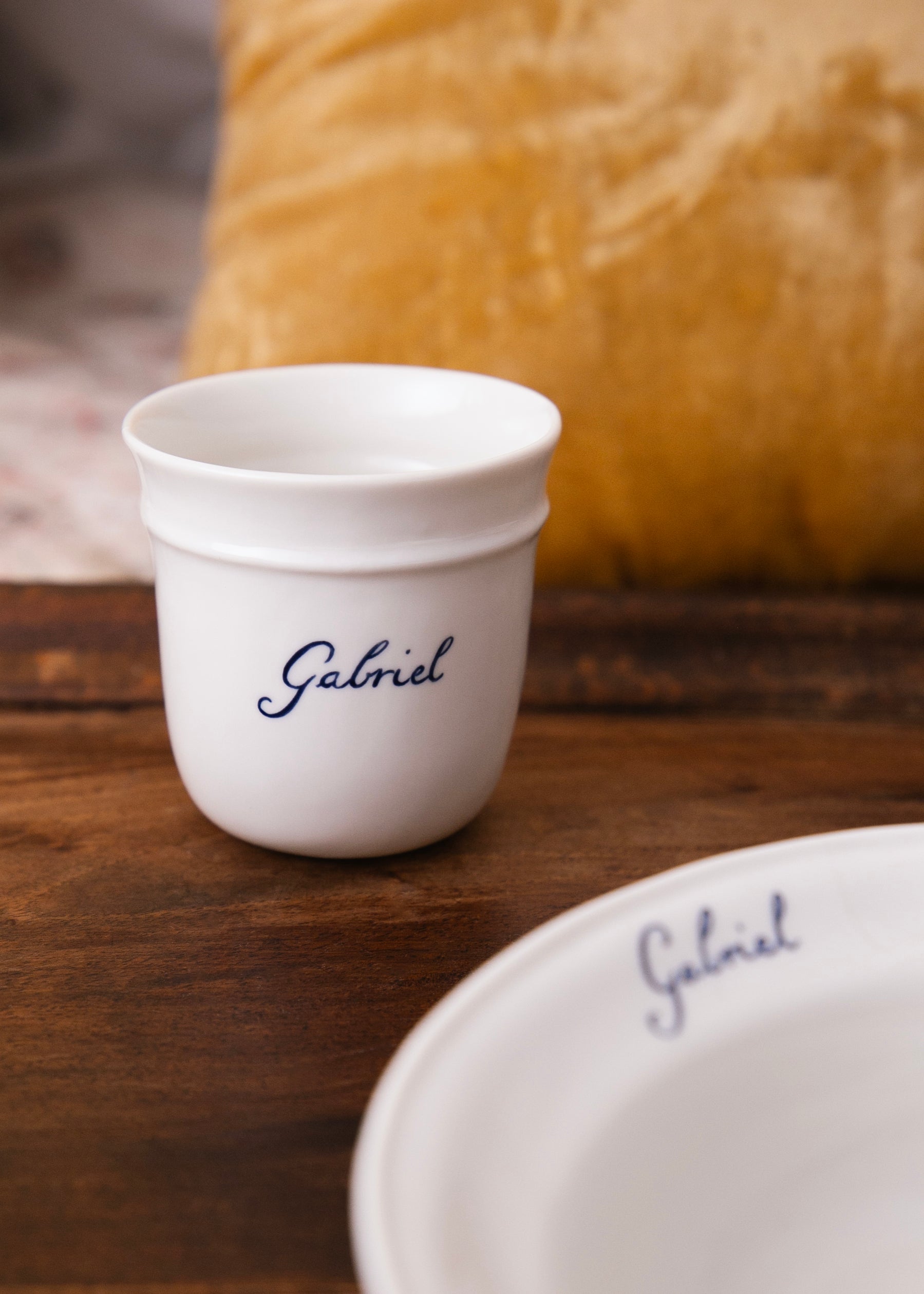 Fantin tumbler in white porcelain
