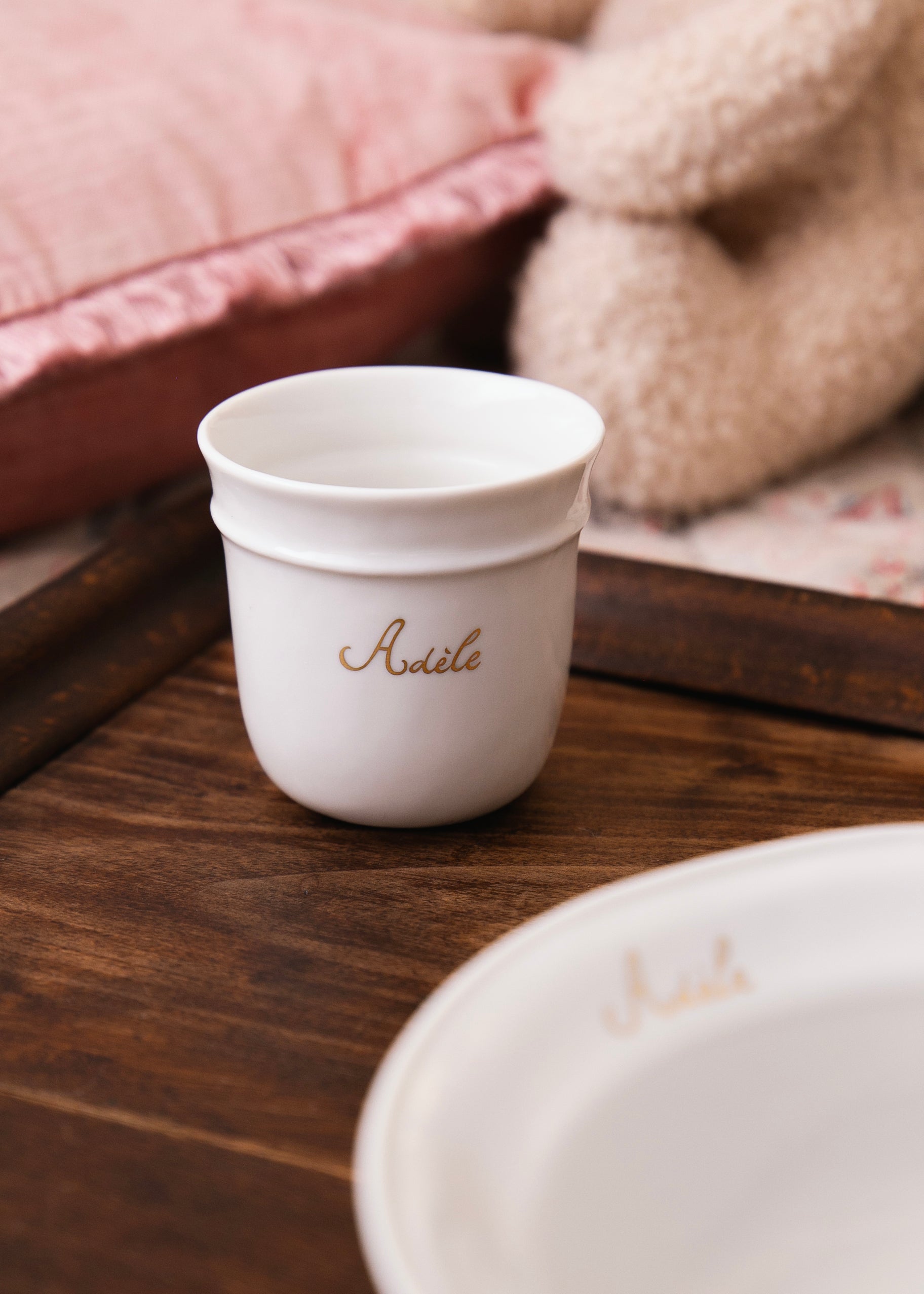 Fantin tumbler in white porcelain