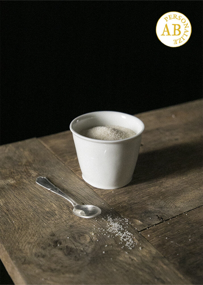 Timbale à café| Porcelaine de Limoges | Art de la table | Alix D. Reynis