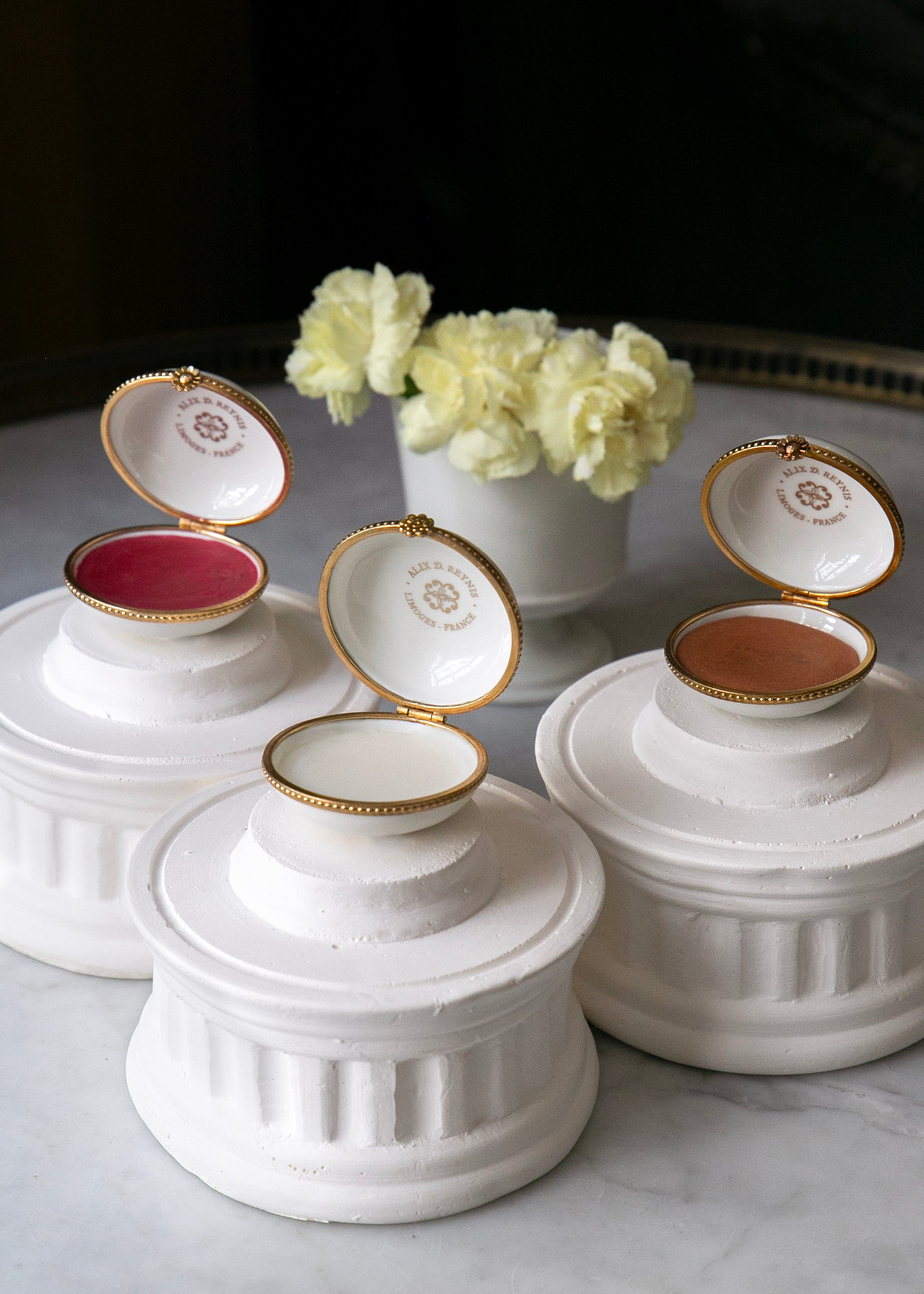 Onguent personnalisé | Porcelaine de Limoges | Made in France | Alix D. Reynis