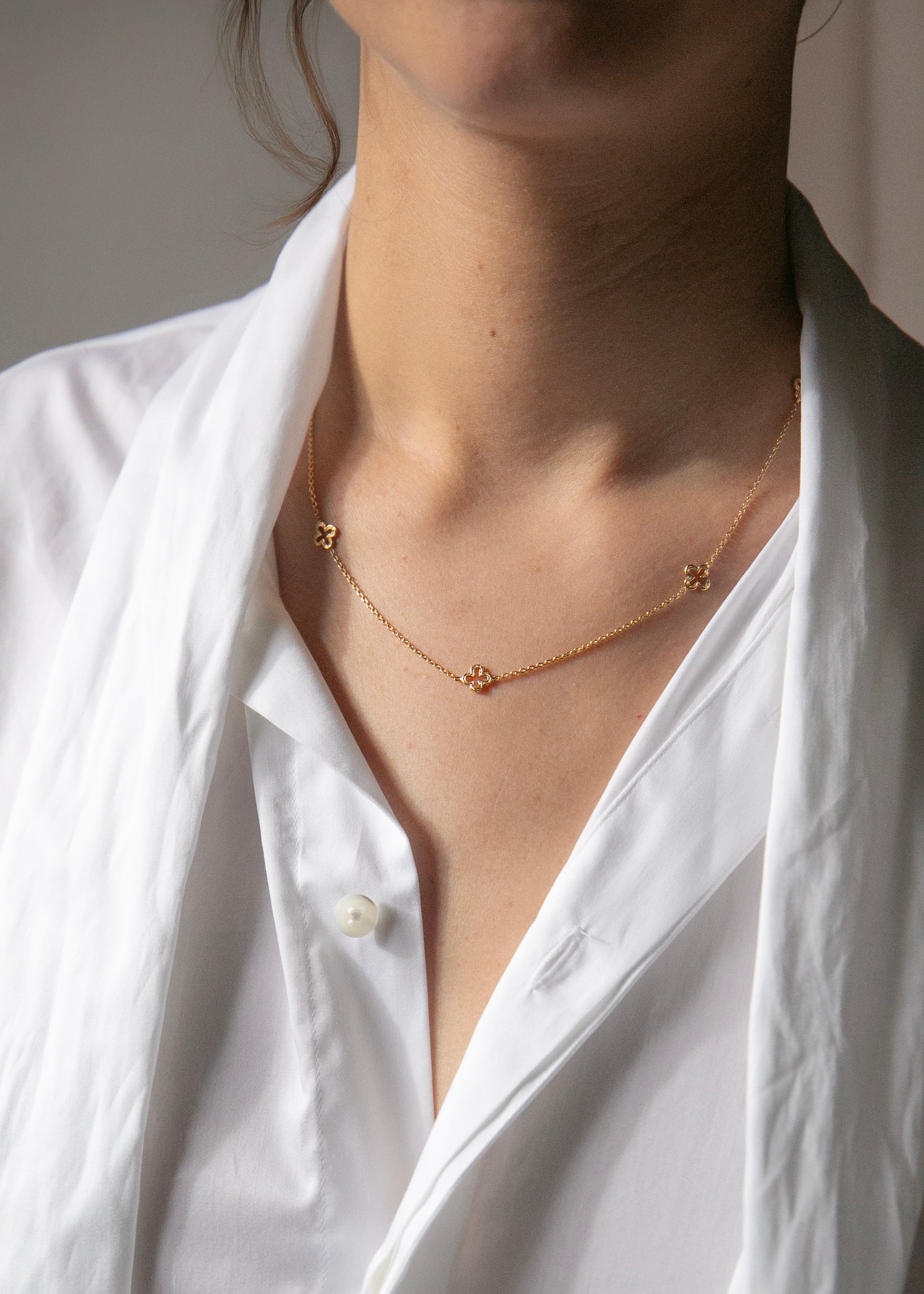 Collier en vermeil Leah