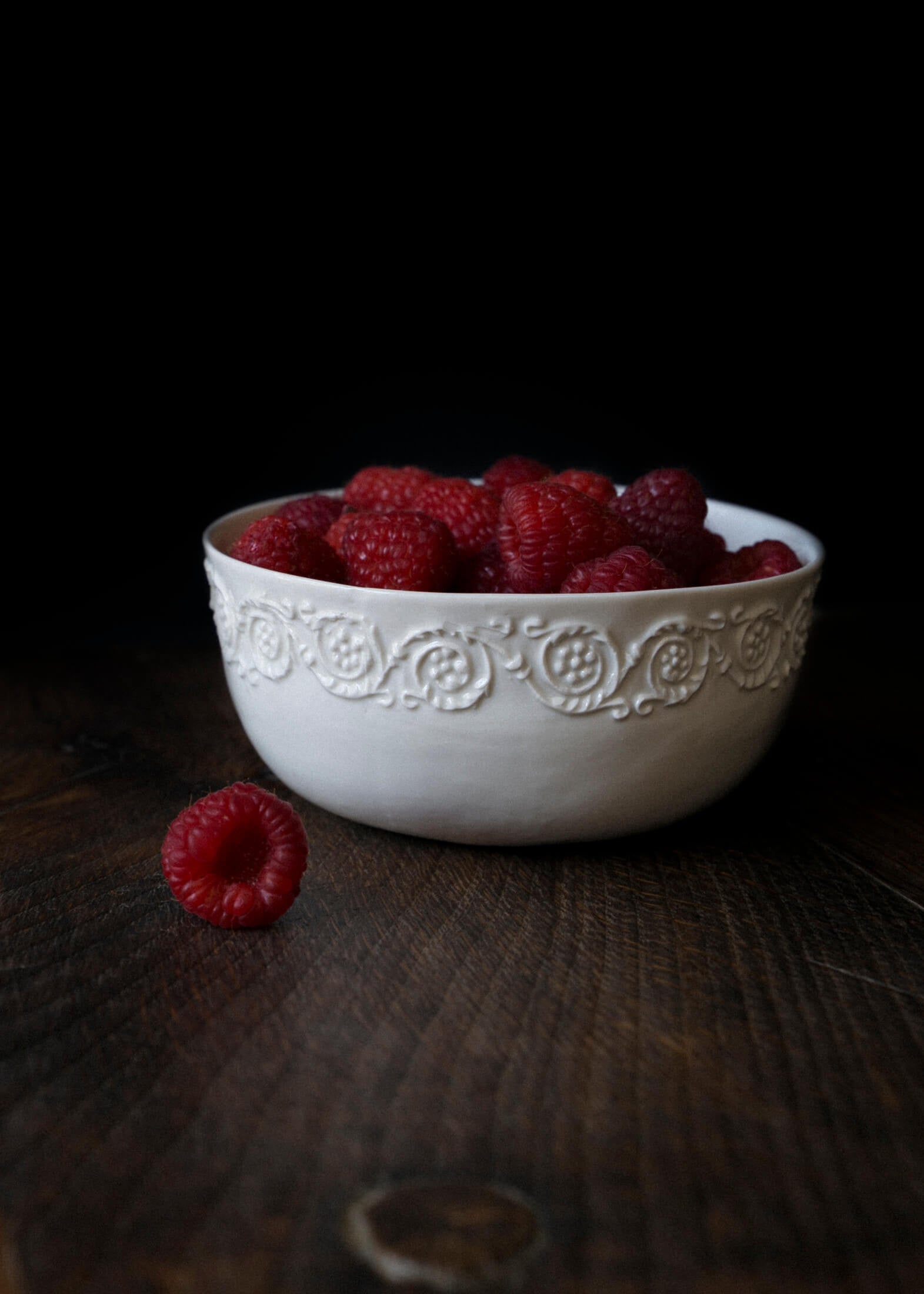 Jacob Medium White Porcelain Bowl