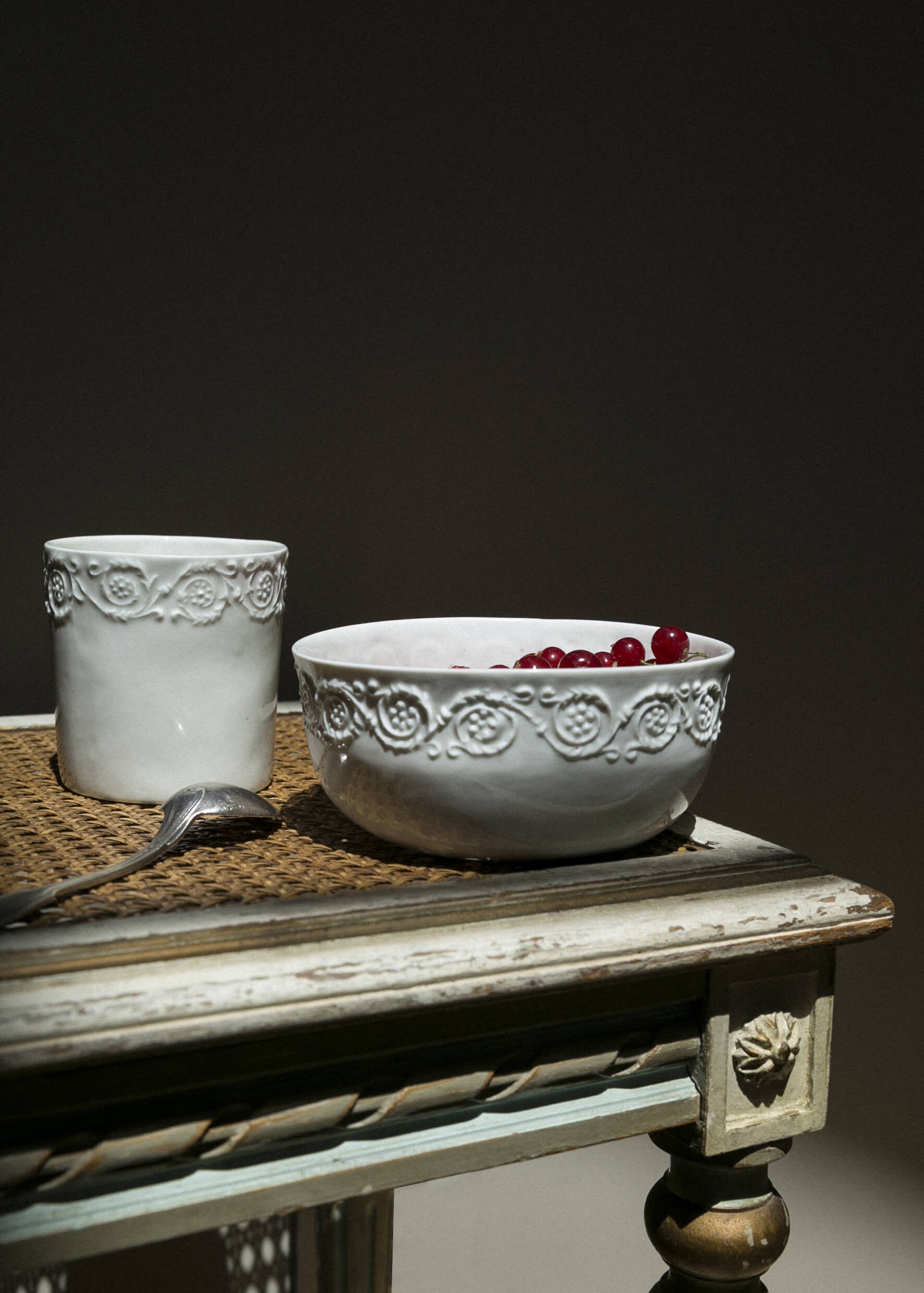 Jacob Medium White Porcelain Bowl