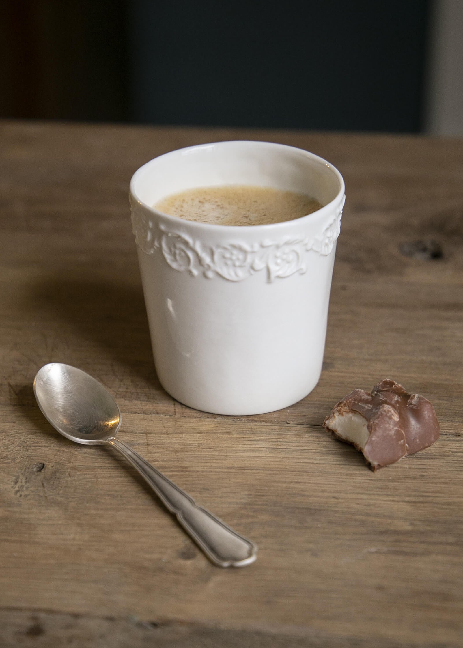 Timbale à café Jacob en porcelaine blanche