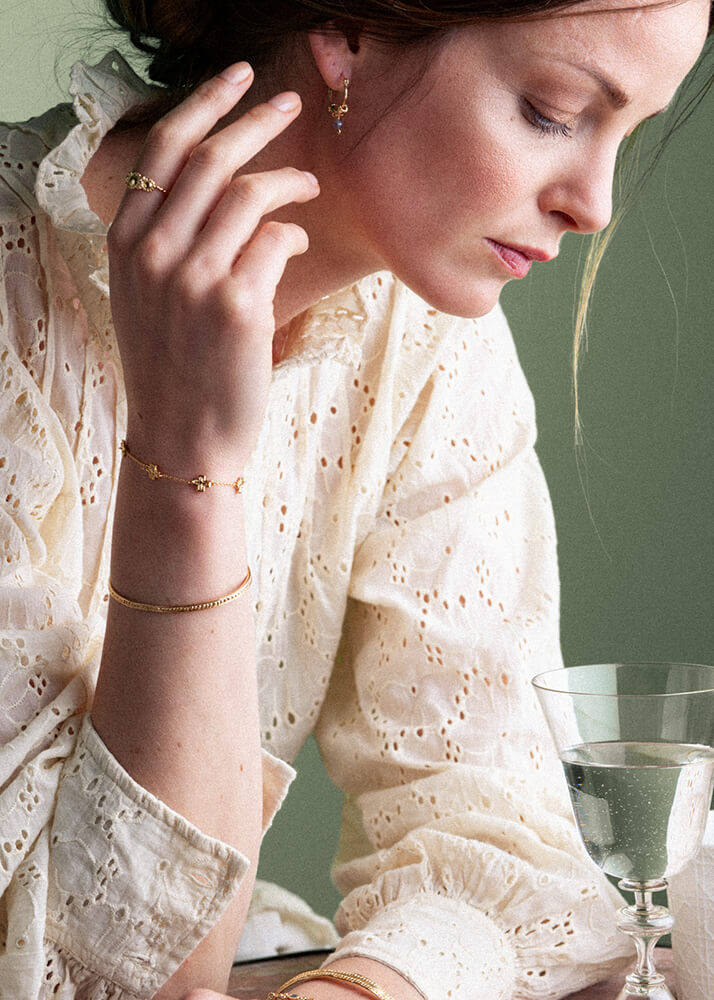 Louise Silver-gilt bangle