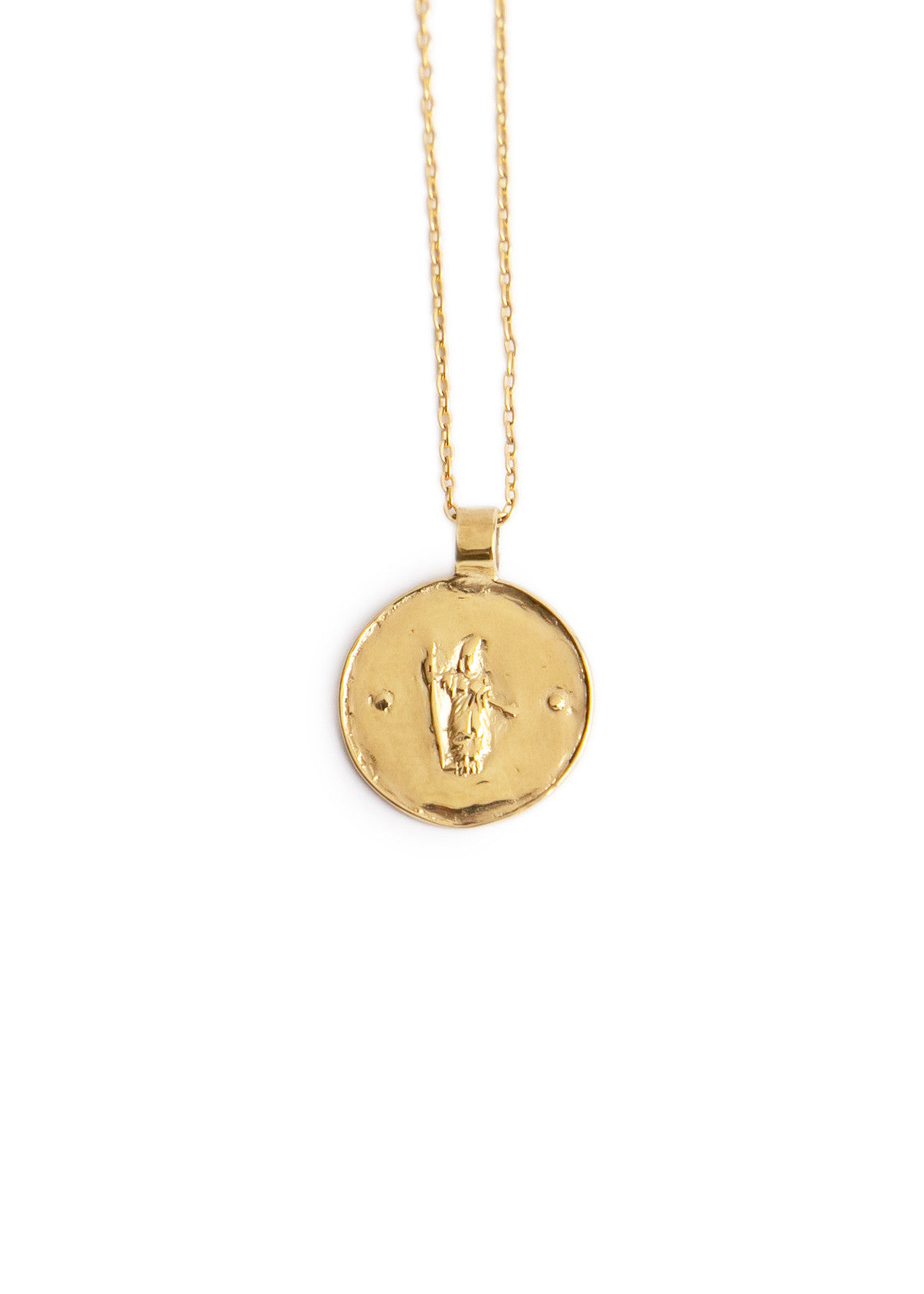 Minerva 18-carat gold imprint medal