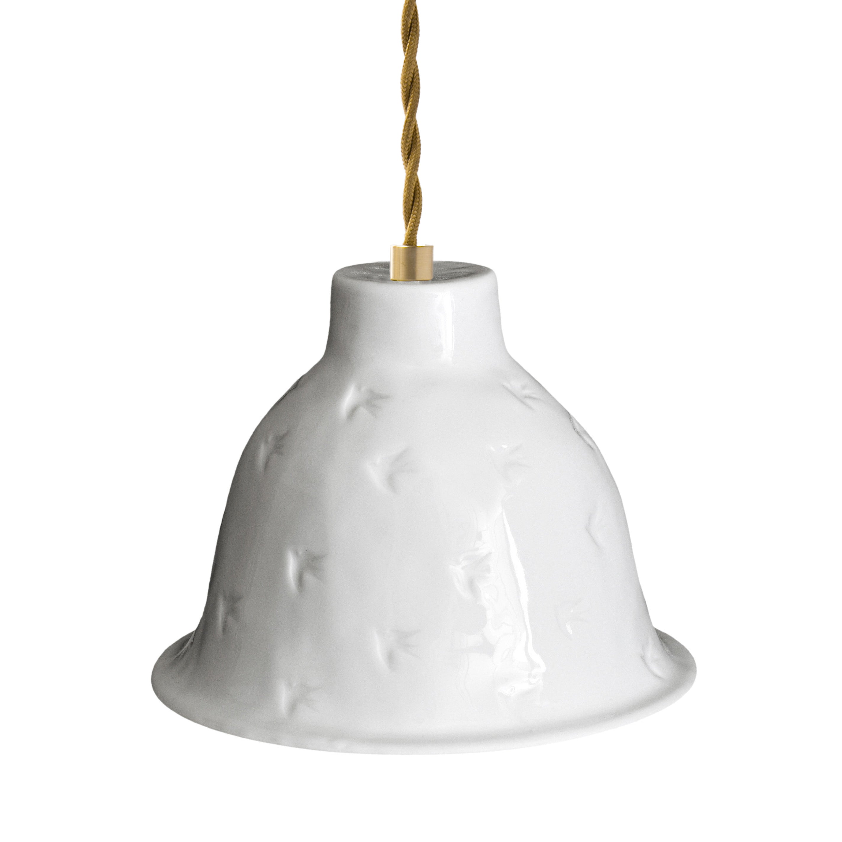 Liberté white porcelain pendant light