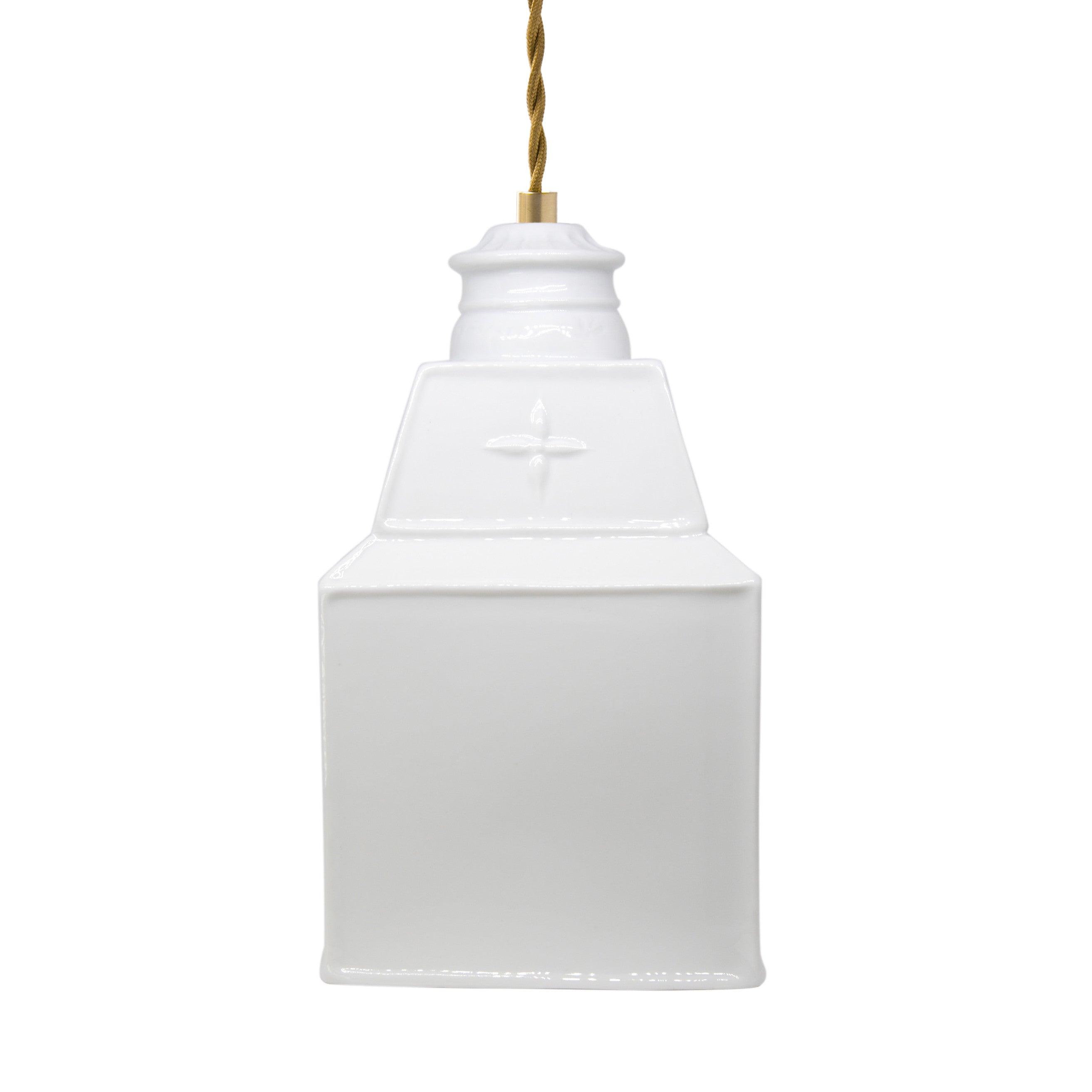 Paris white porcelain pendant light