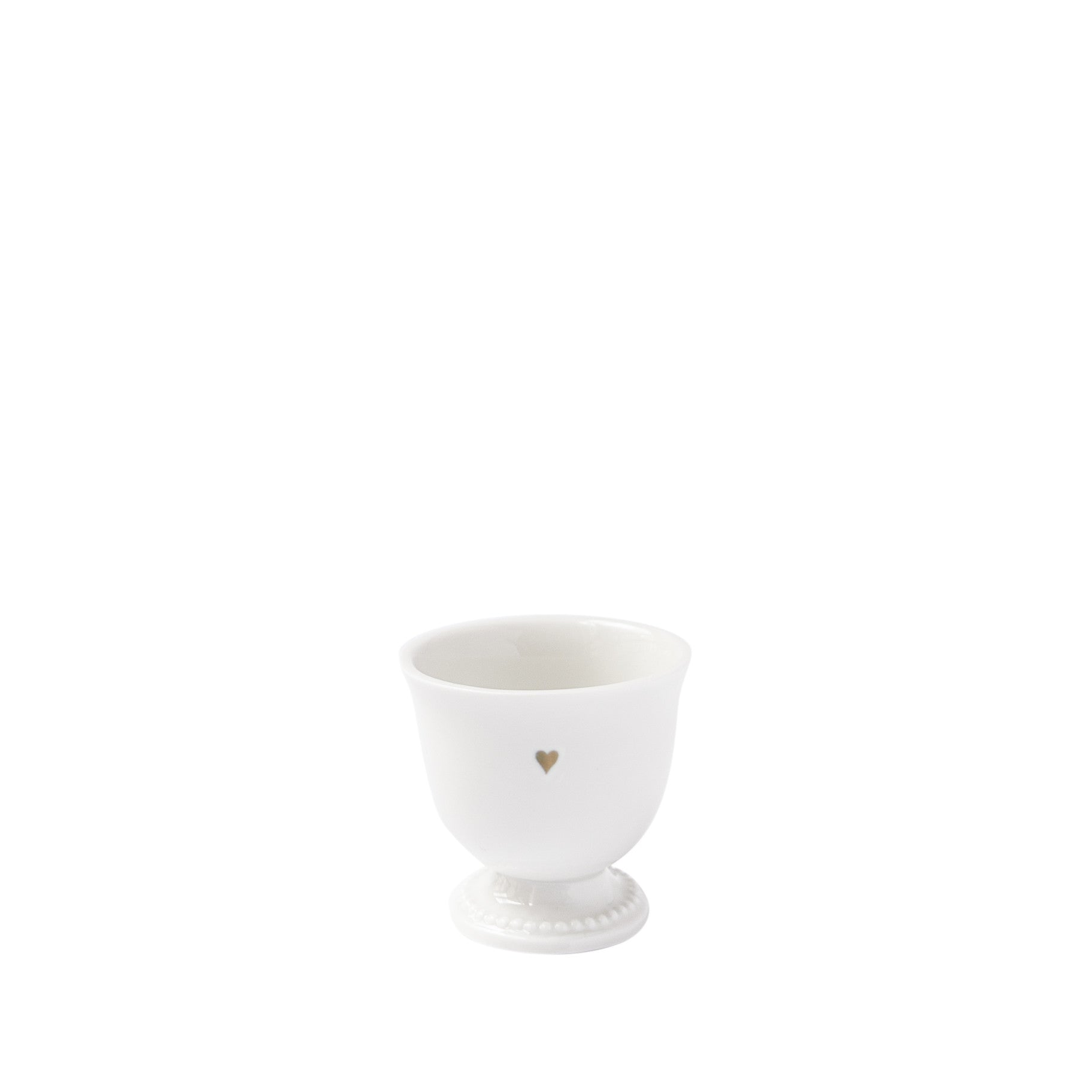 Louis XVI egg cup in white porcelain