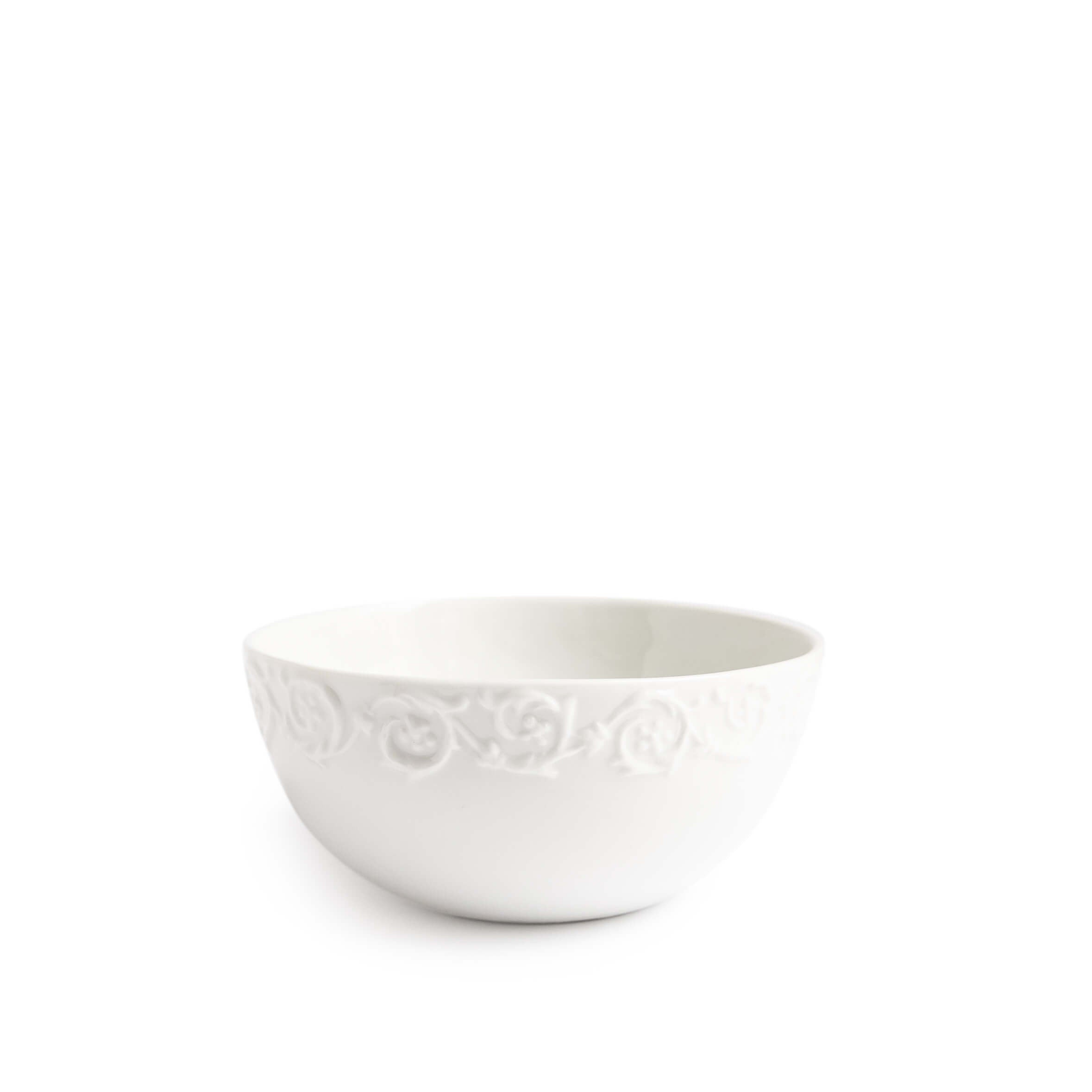 Small Jacob bowl in white porcelain