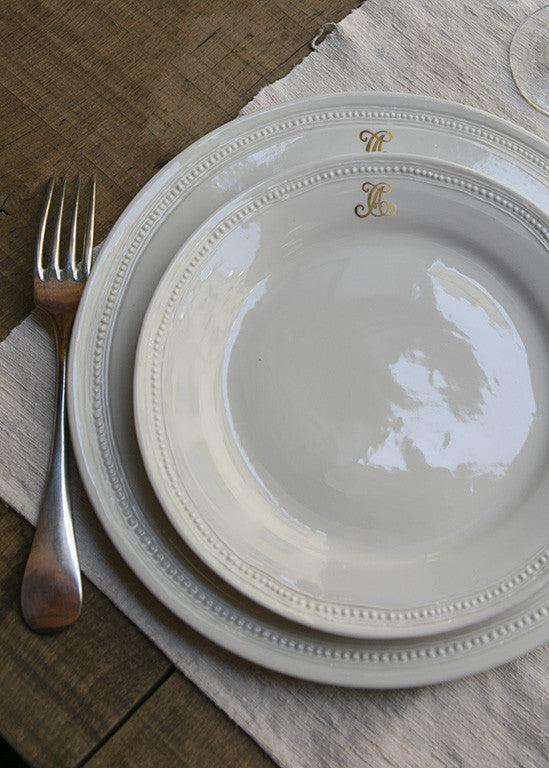 Assiette à dîner | Porcelaine de Limoges | Fait à la main | Alix D. Reynis