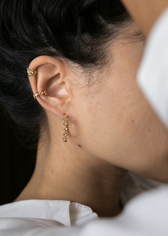 Earcuff en vermeil Lucky