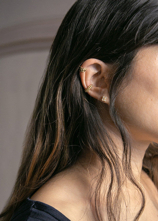 Cassiopée Silver-gilt earcuff