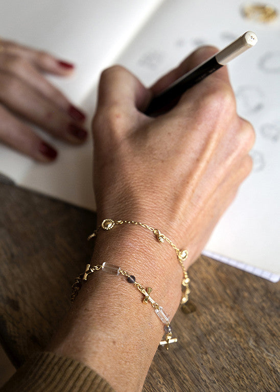 Hestia Silver-gilt bracelet